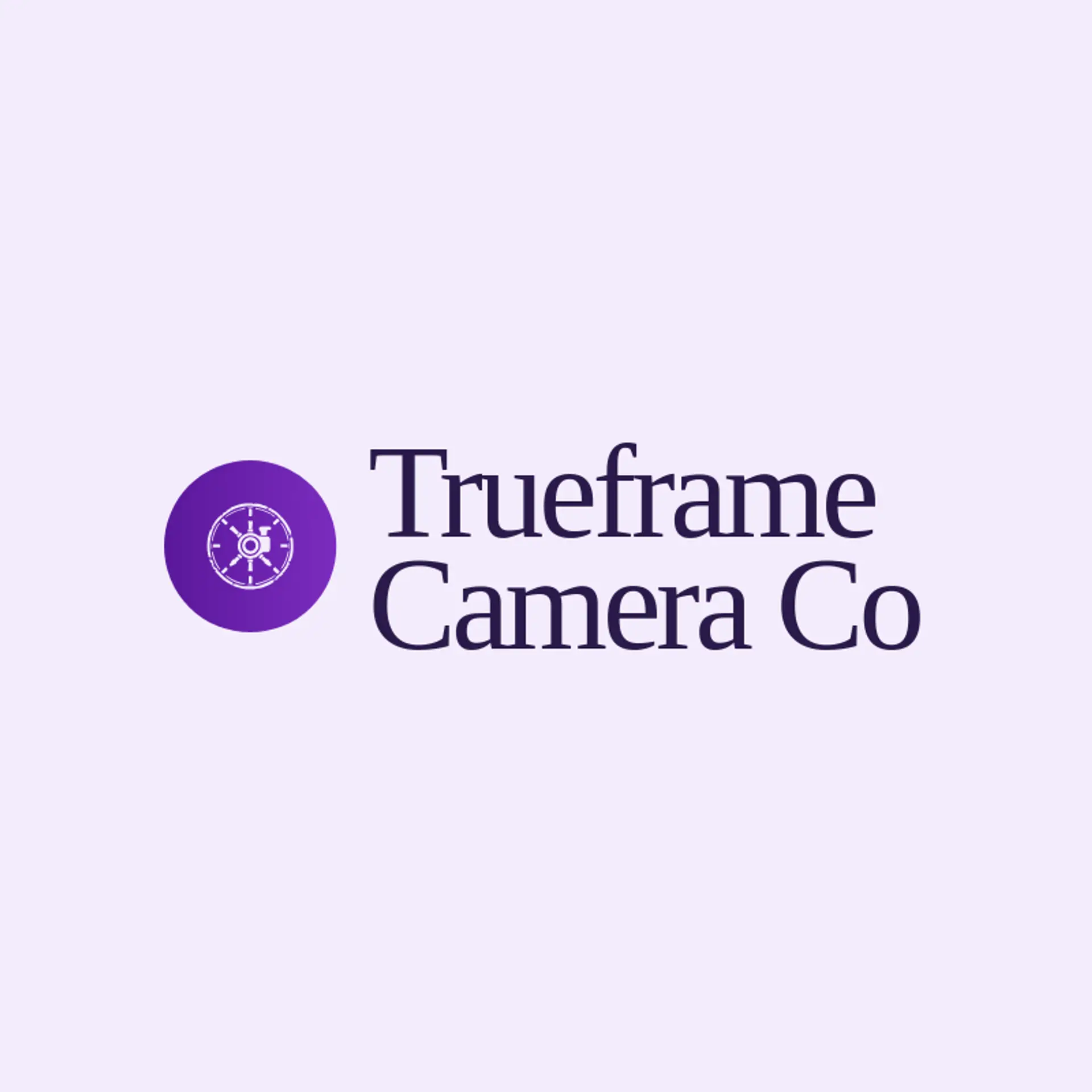 Trueframe Camera Co logo for aperture