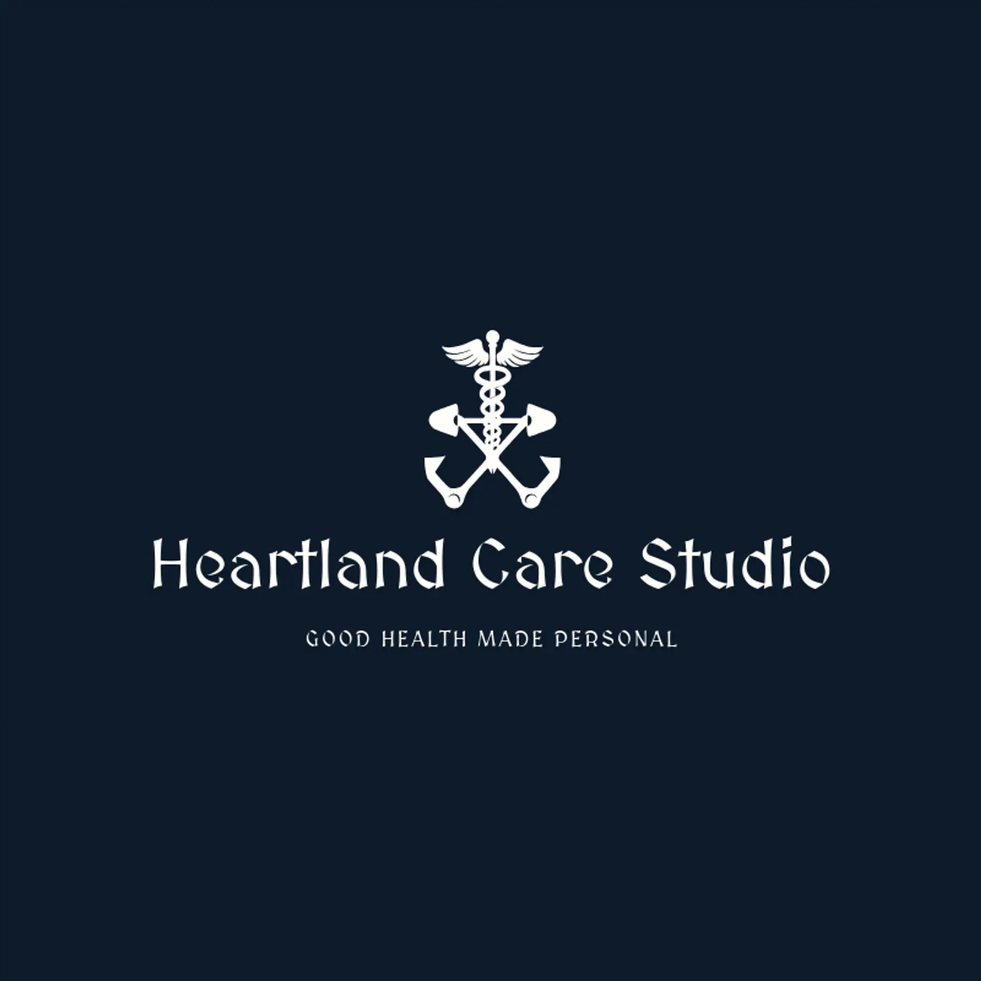 Heartland Care Studio logo for Caduceus