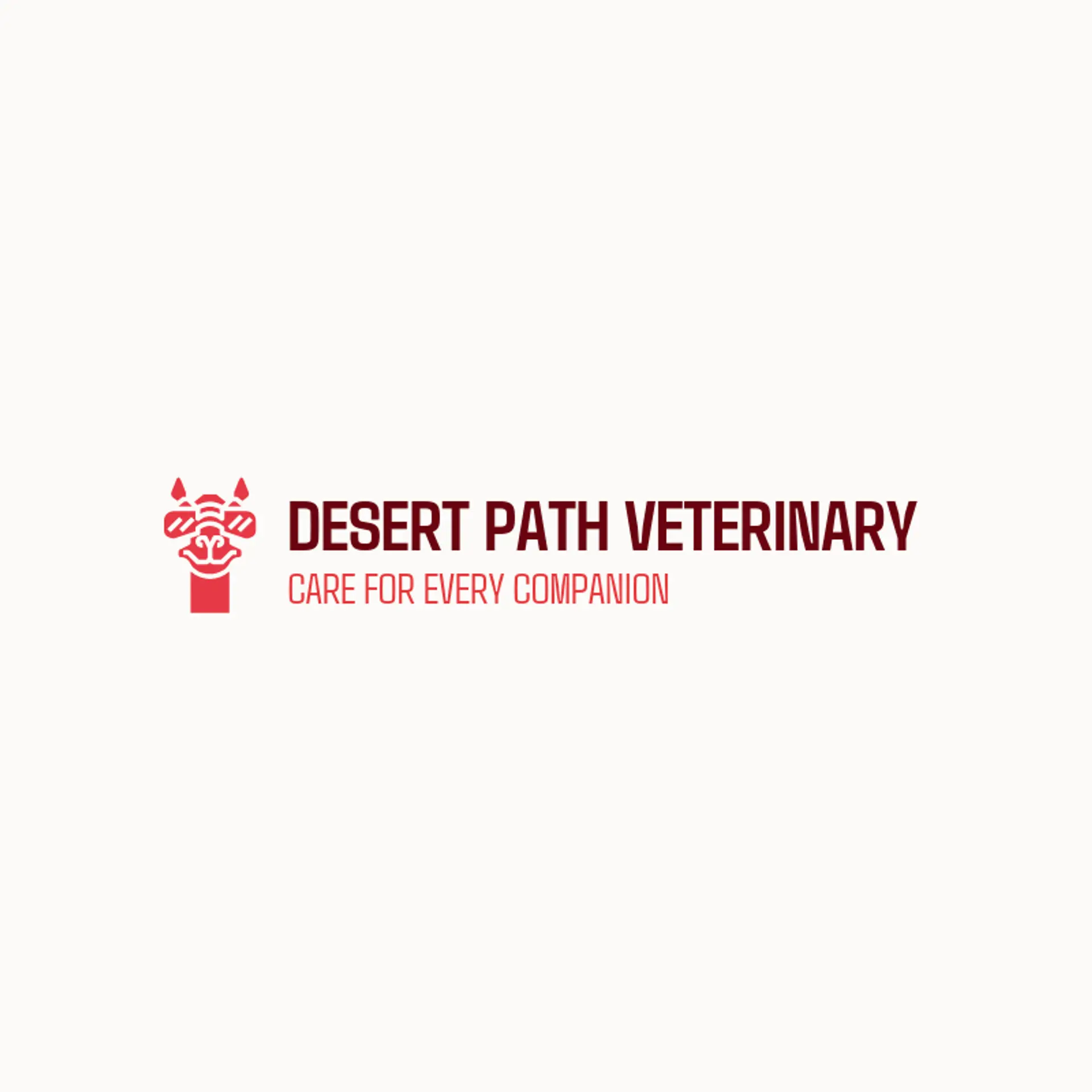 Desert Path Veterinary logo for camel