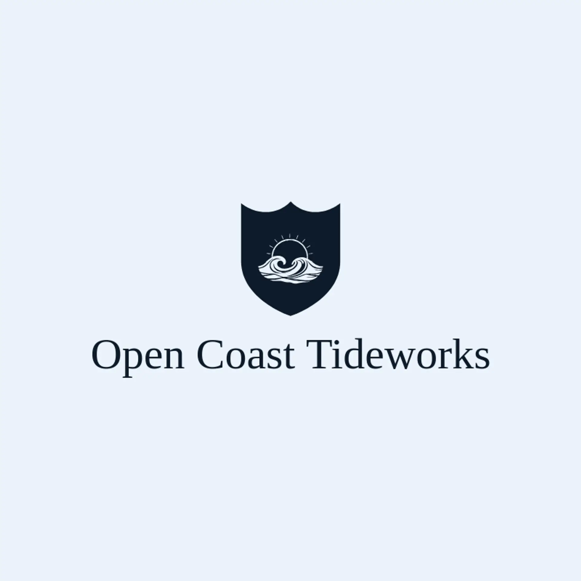 Open Coast Tideworks logo for tide