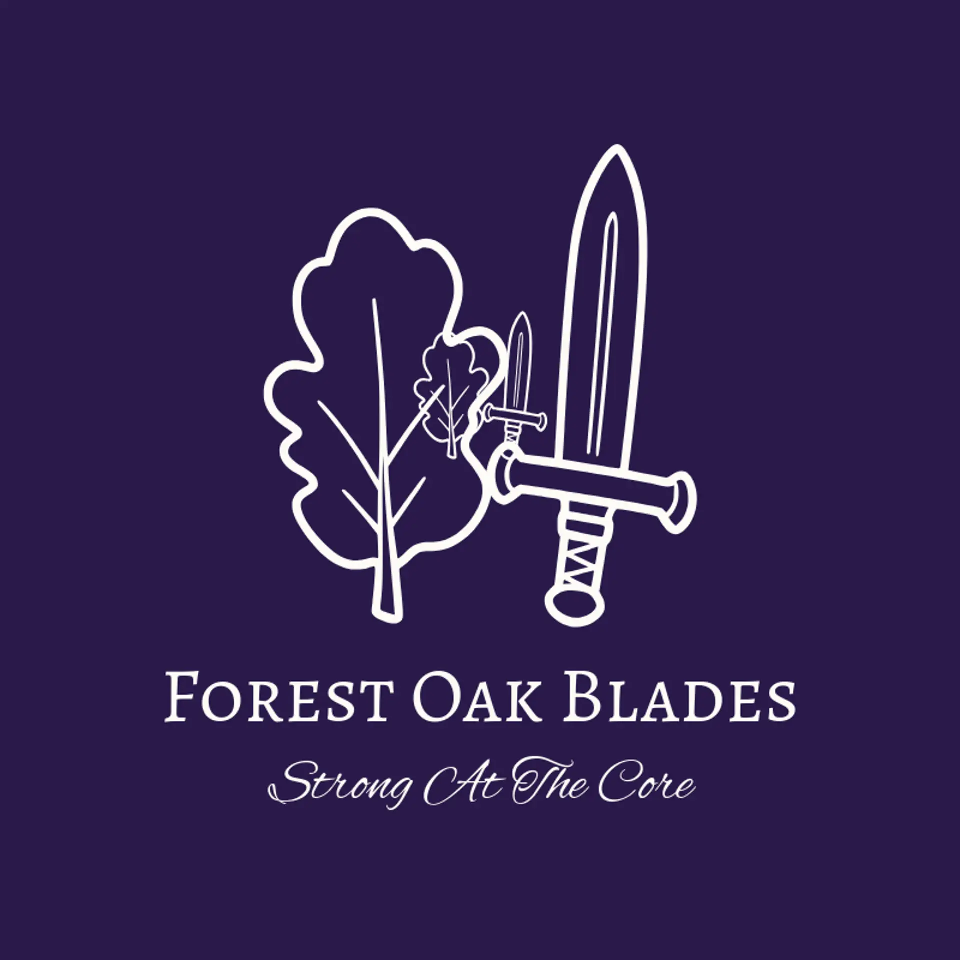 Forest Oak Blades logo for sword