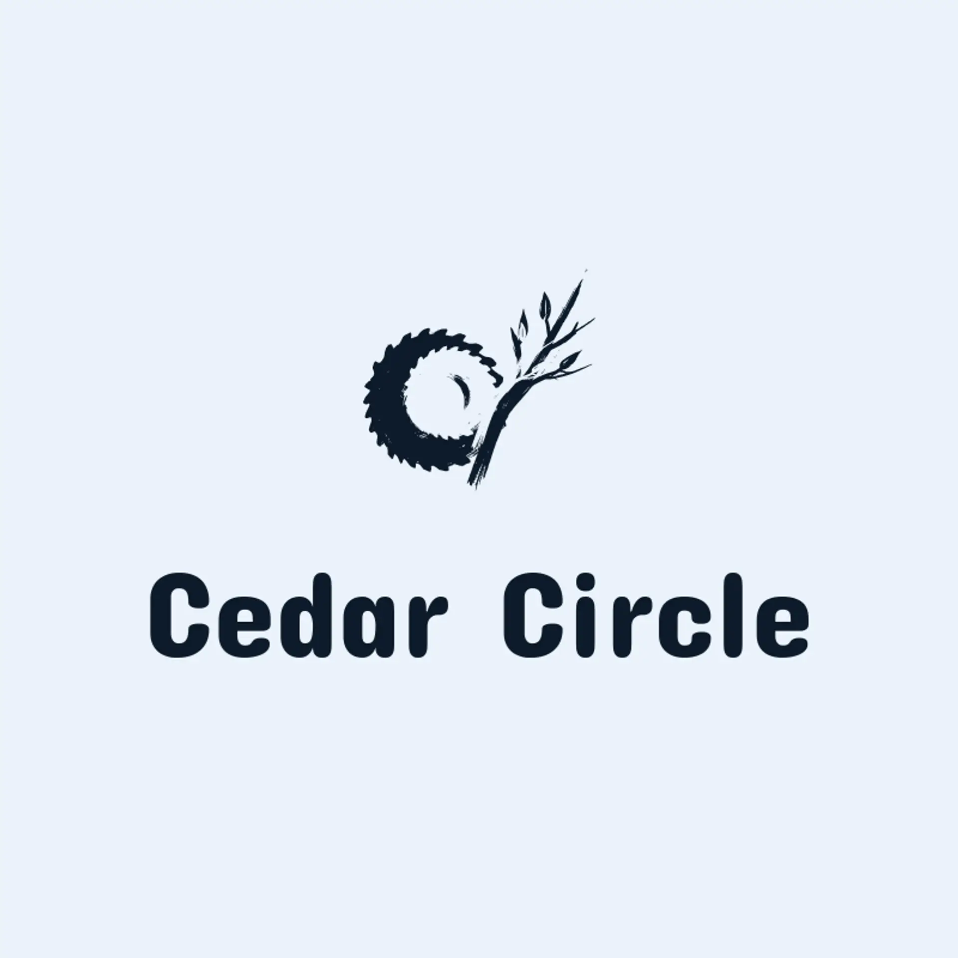 Cedar Circle logo for wood
