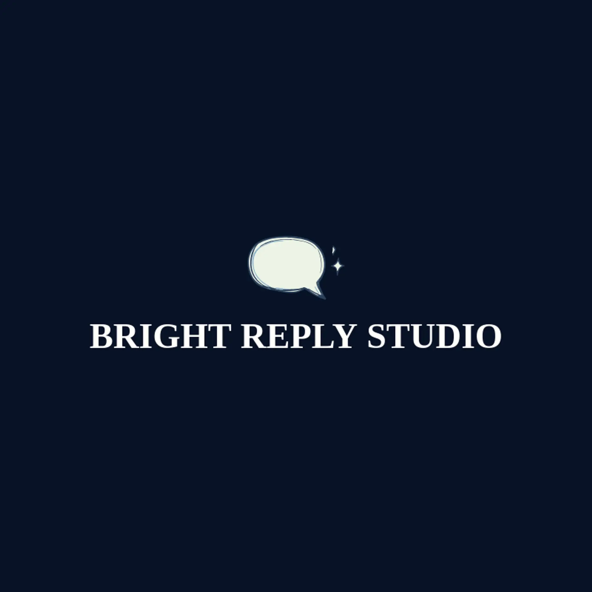 Bright Reply Studio logo for chatbot