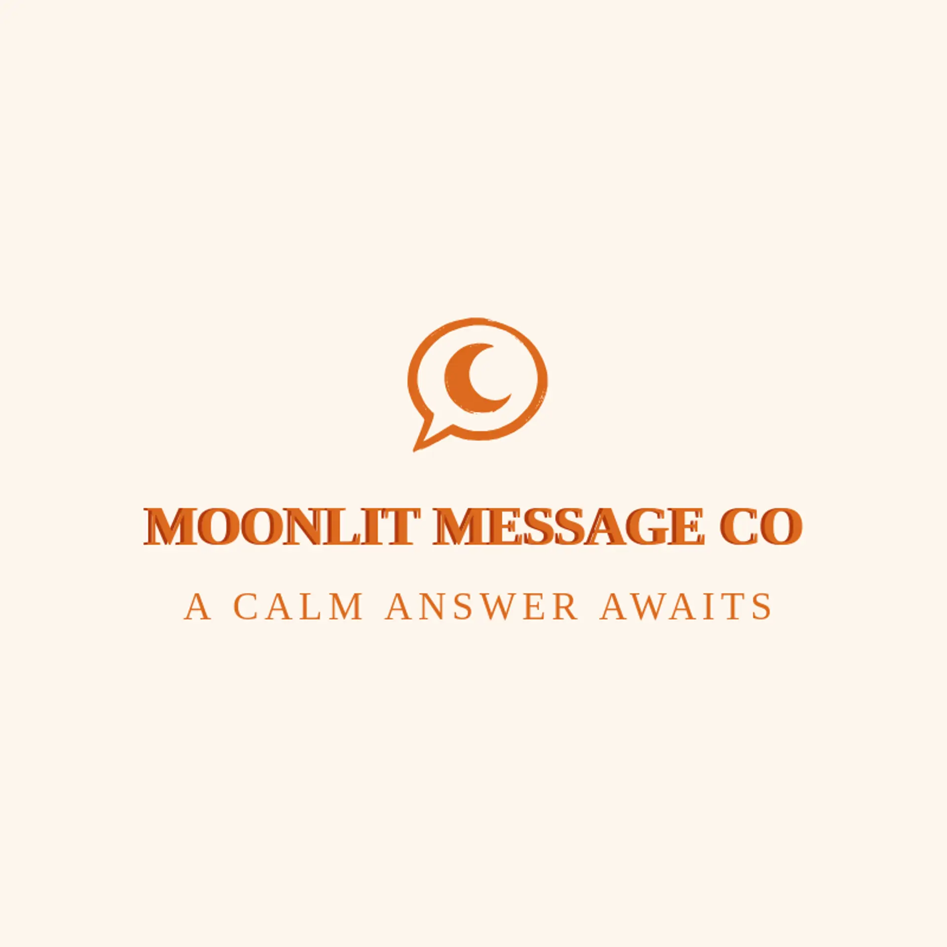 Moonlit Message Co logo for chatbot