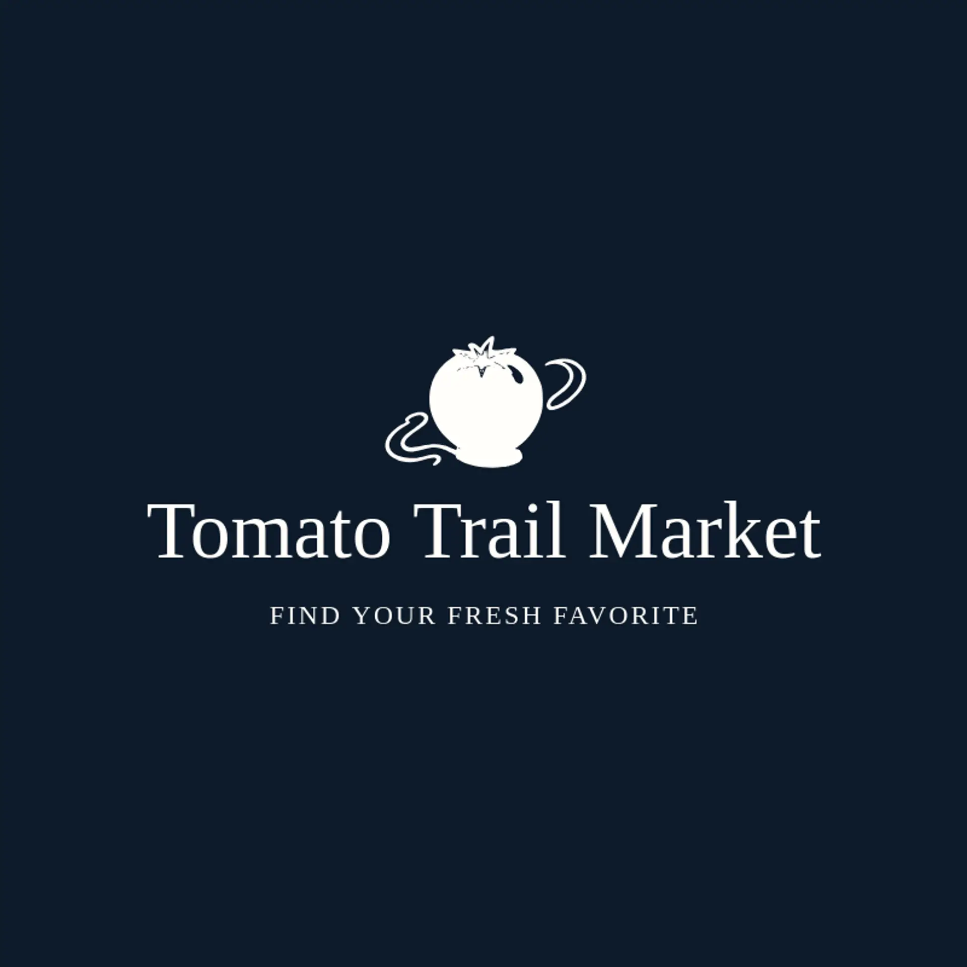 Tomato Trail Market logo for tomato