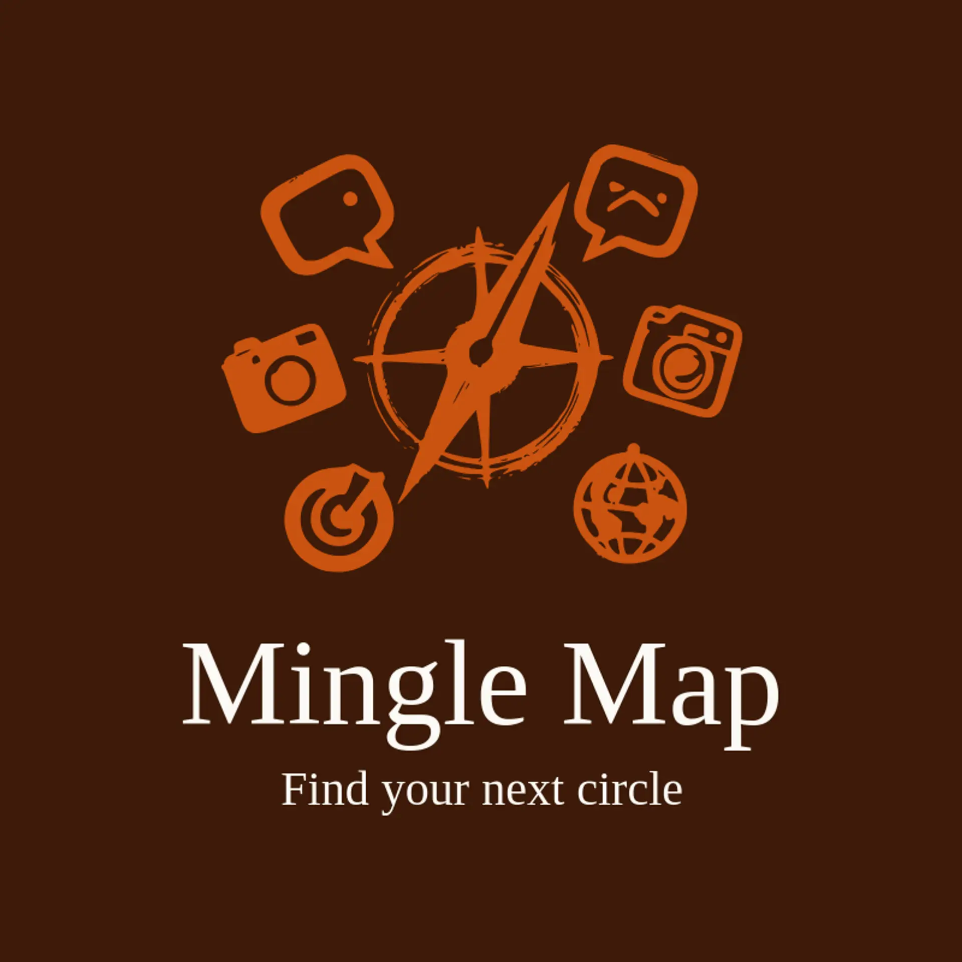 Mingle Map logo for social