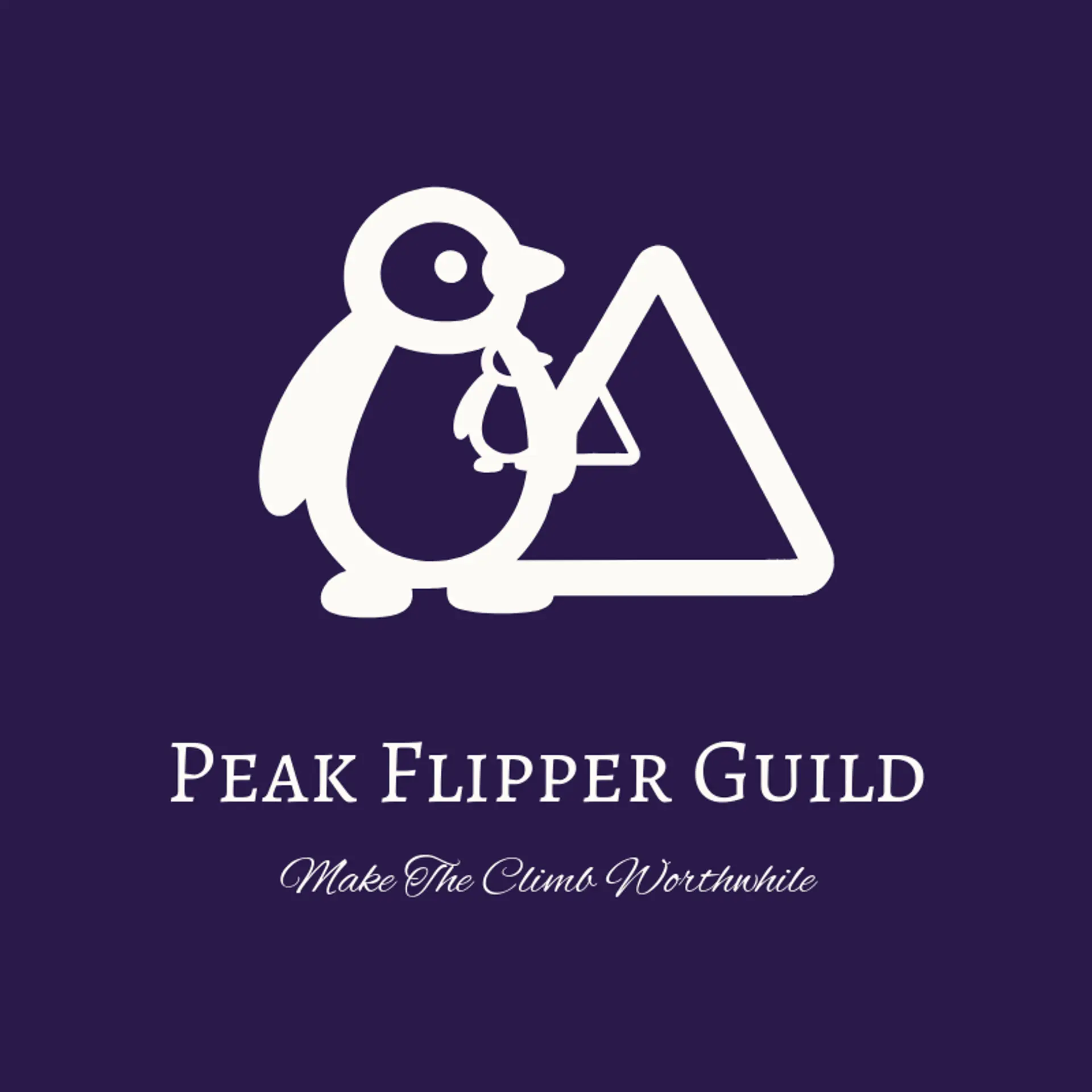 Peak Flipper Guild logo for penguin