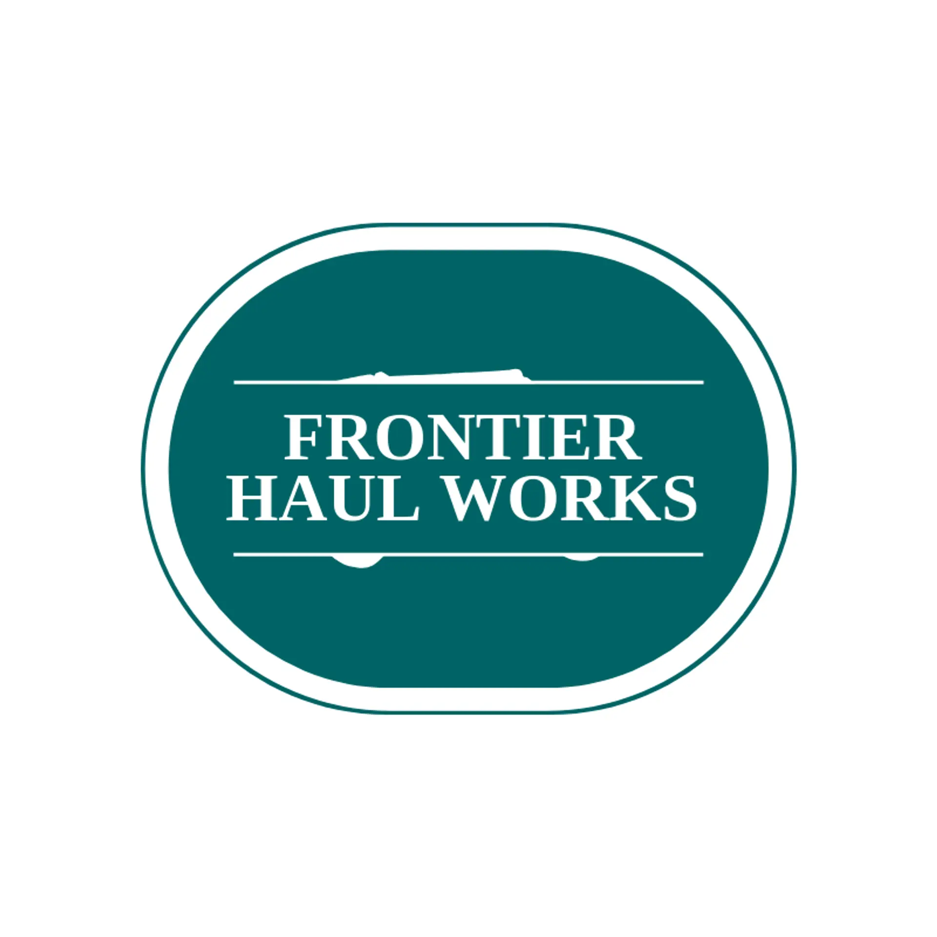 Frontier Haul Works logo for hauling