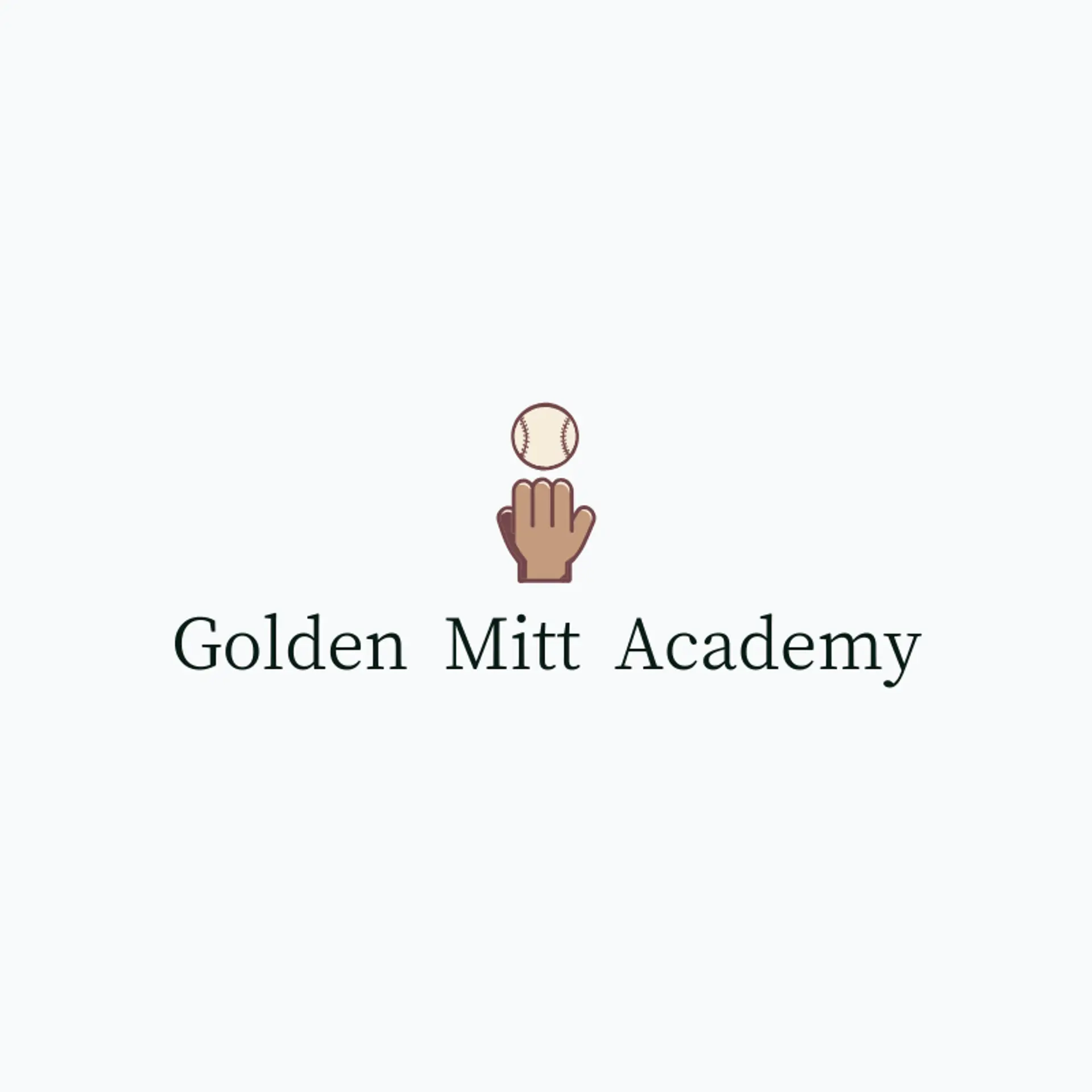 Golden Mitt Academy logo for softball