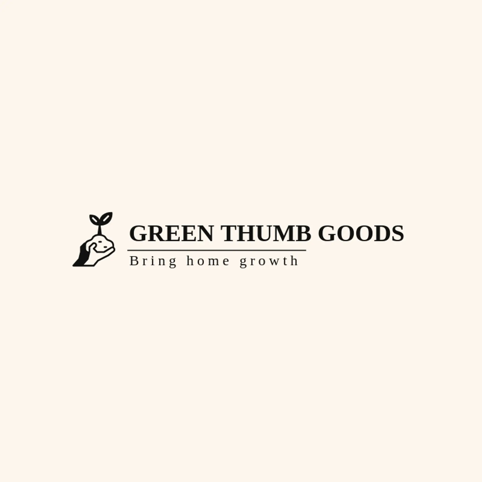 Green Thumb Goods logo for sprout