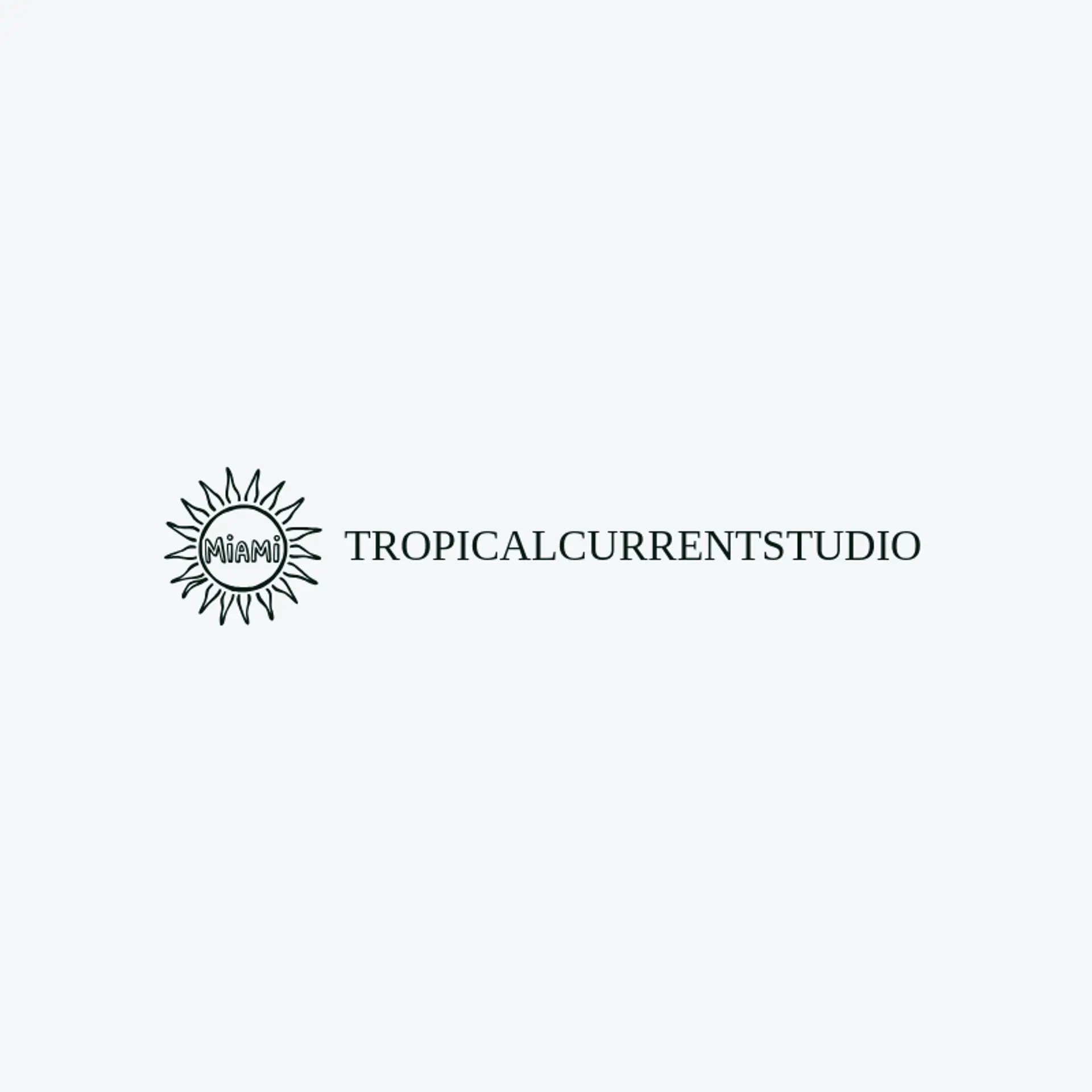 Tropical Current Studio logo for miami