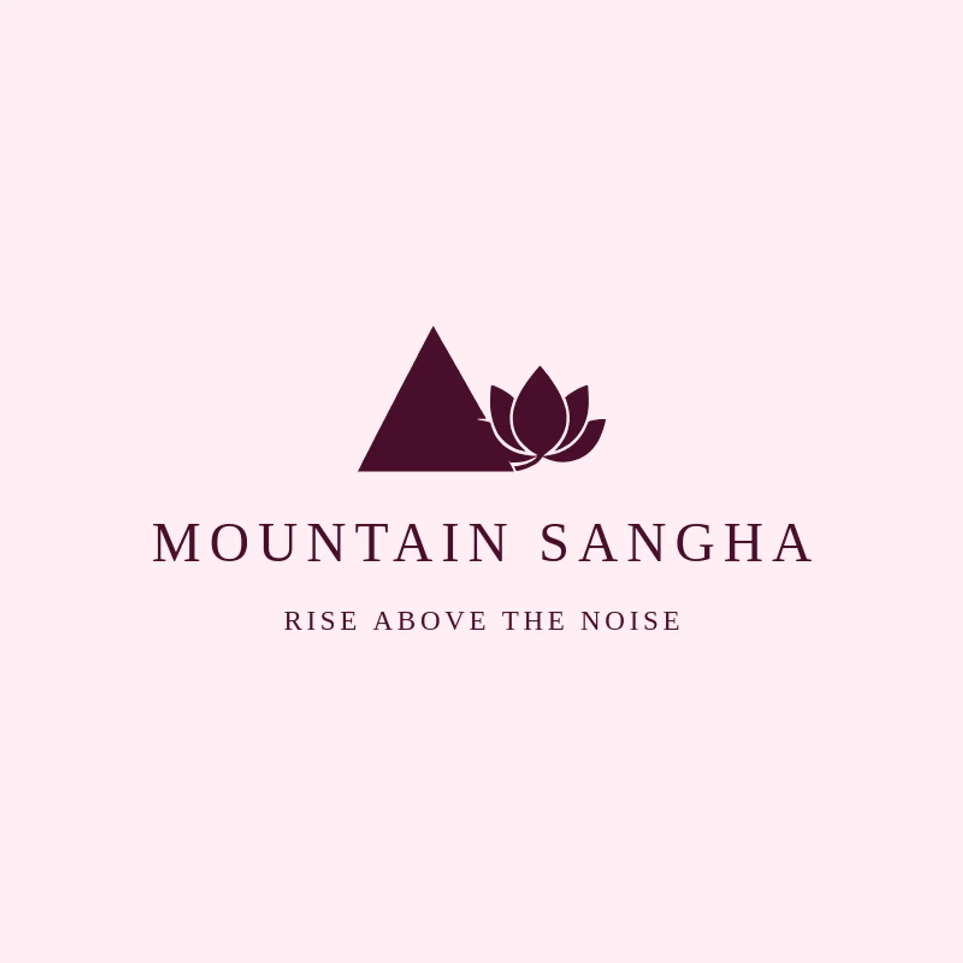 Mountain Sangha logo for buddhism