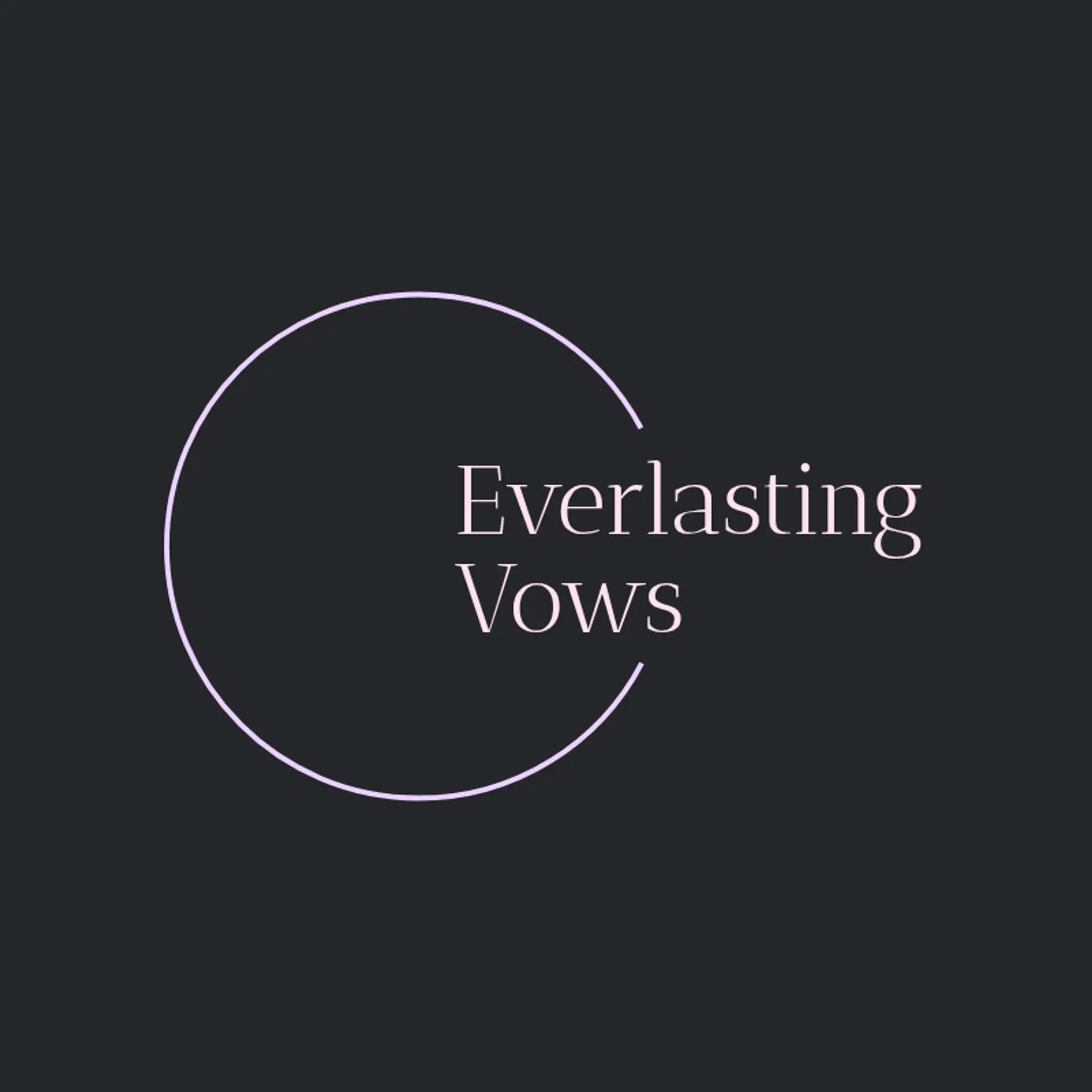 Amour Ever After logo for wedding