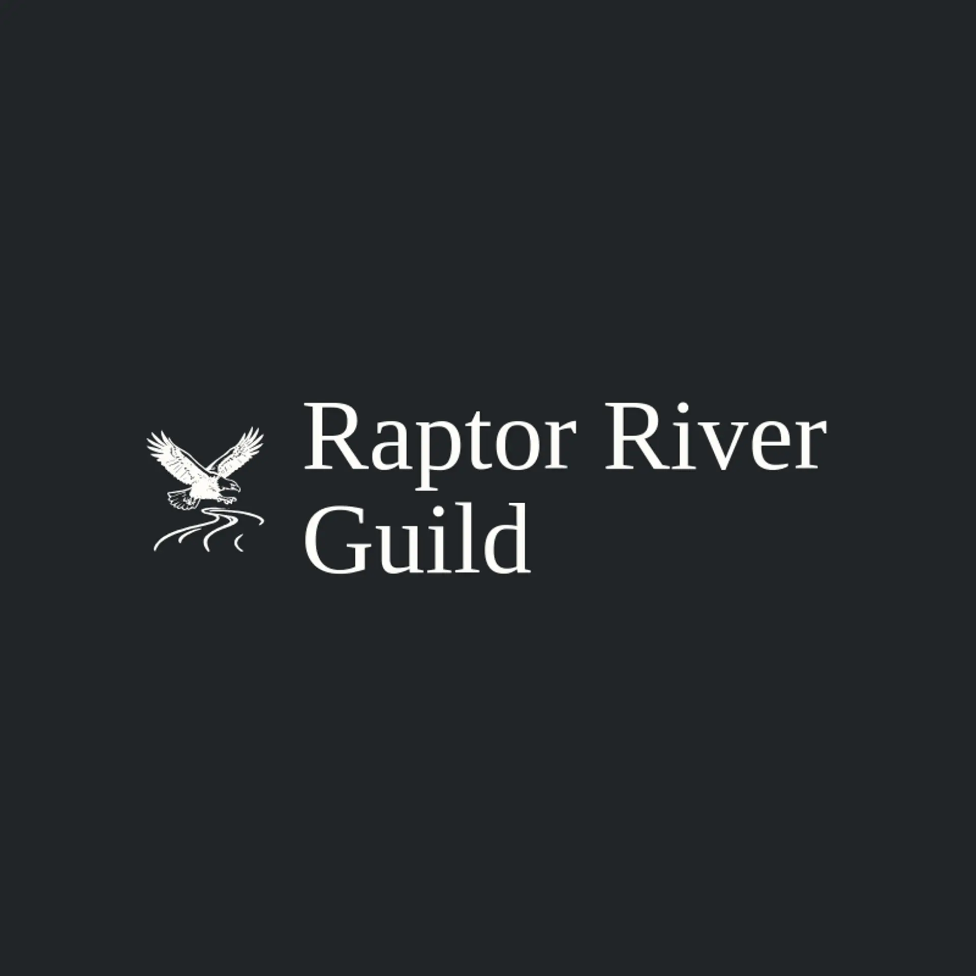 Raptor River Guild logo for bald eagle