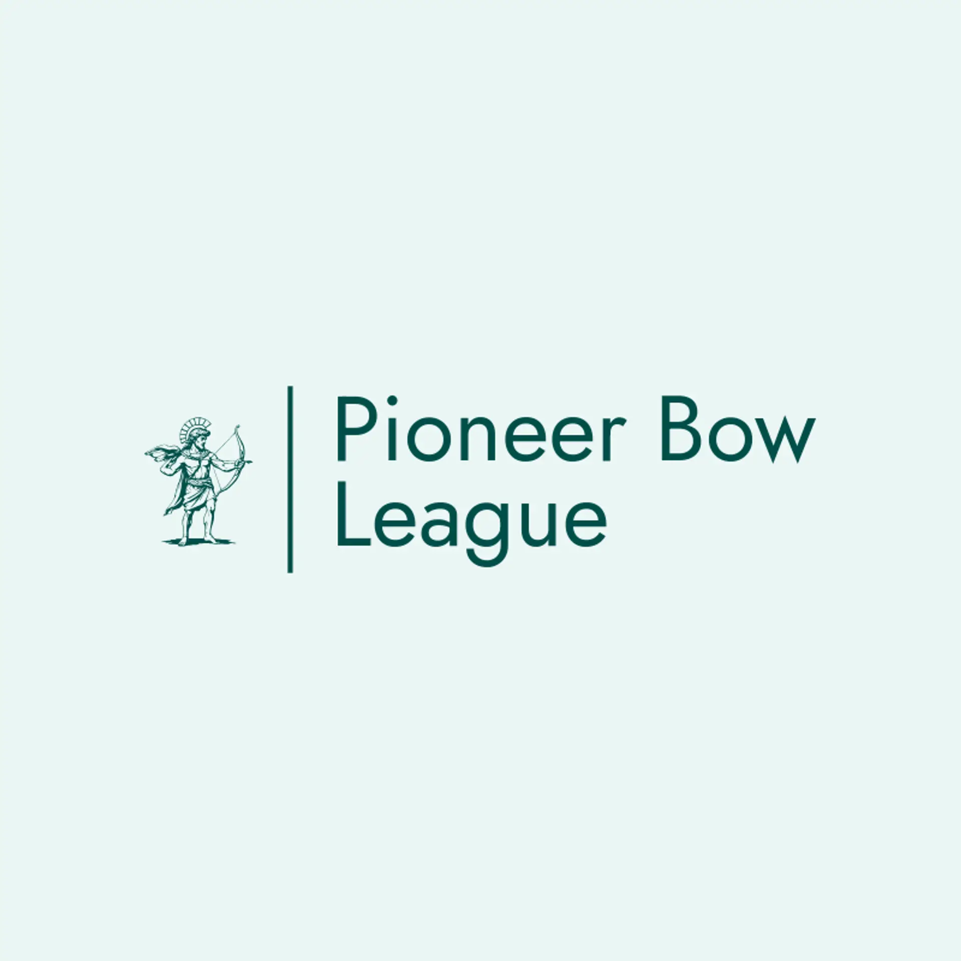 Pioneer Bow League logo for archer