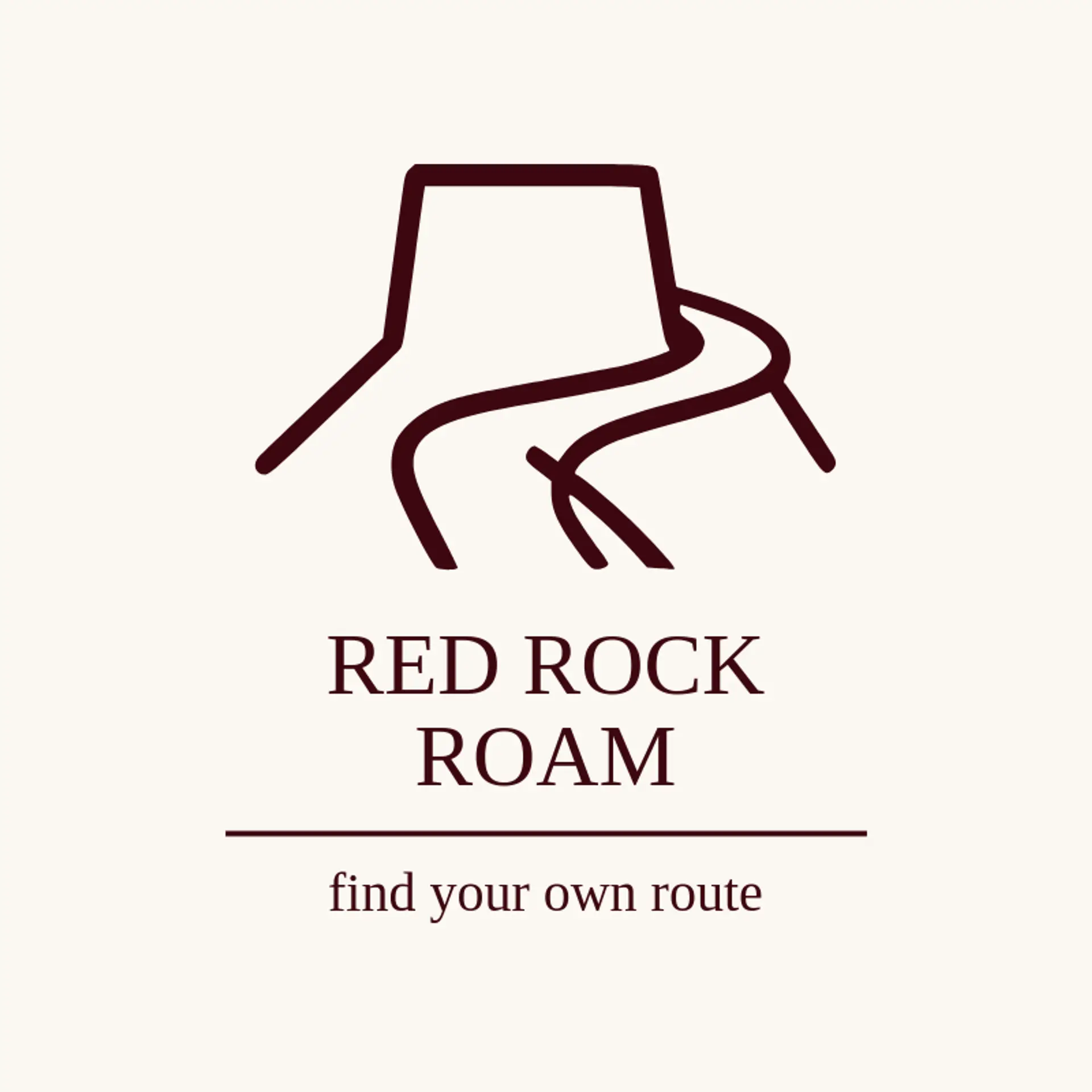 Red Rock Roam logo for road trip