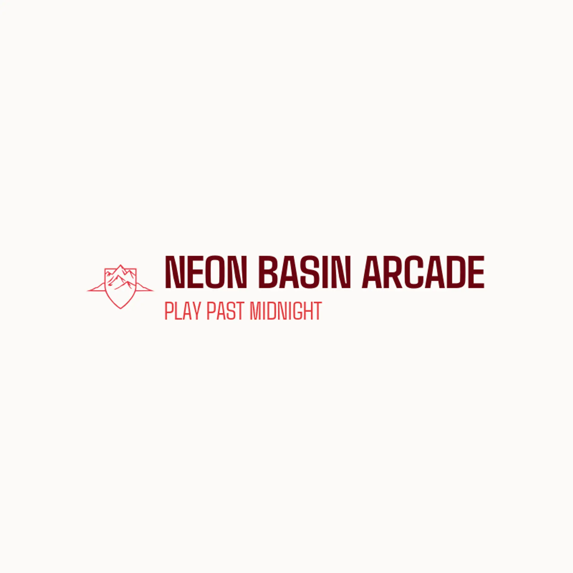 Neon Basin Arcade logo for Nevada