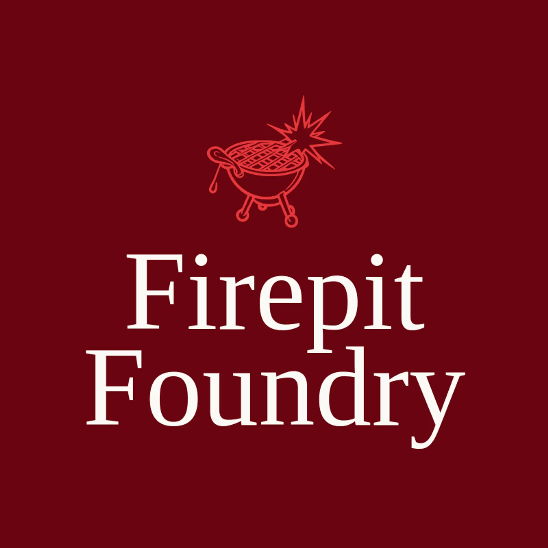 Firepit Foundry logo for grill