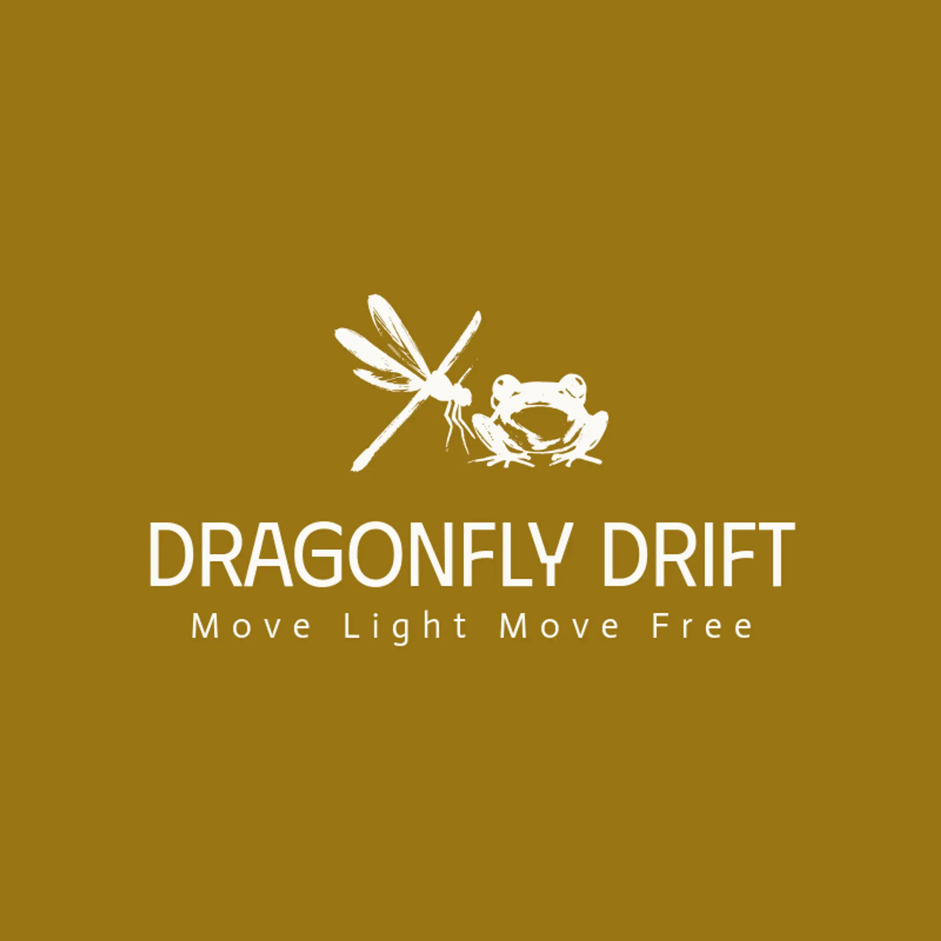 Dragonfly Drift logo for frog