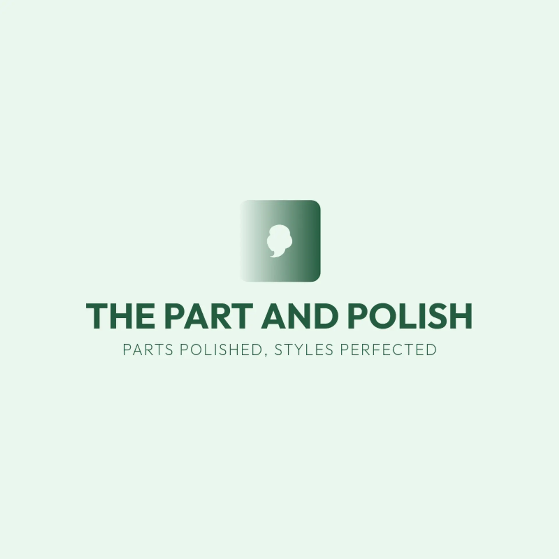 The Part and Polish logo for hair stylist