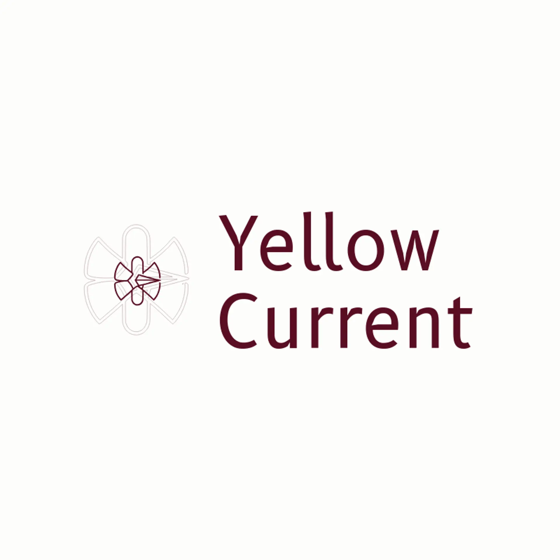 Yellow Current logo for nuclear