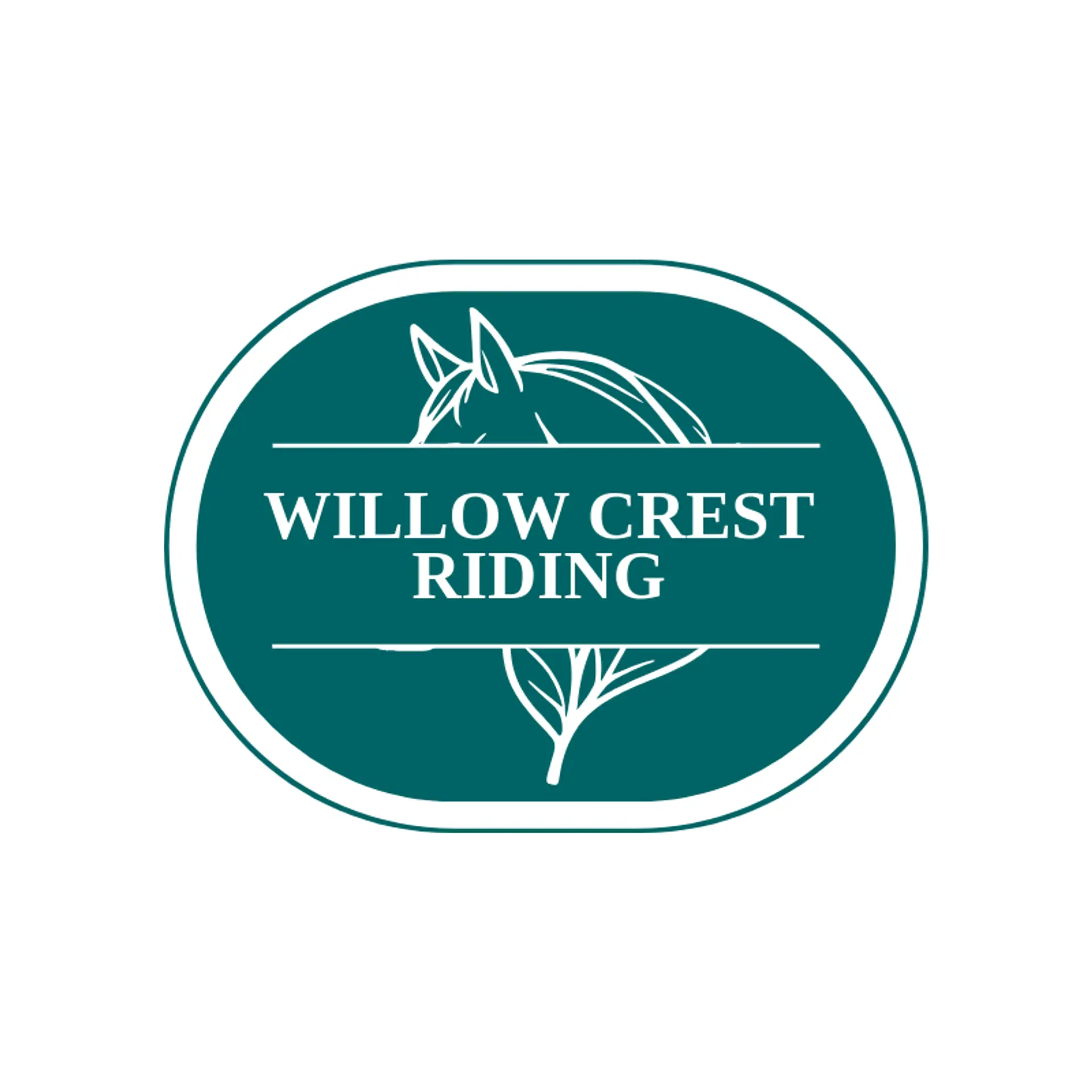 Willow Crest Riding logo for horse head