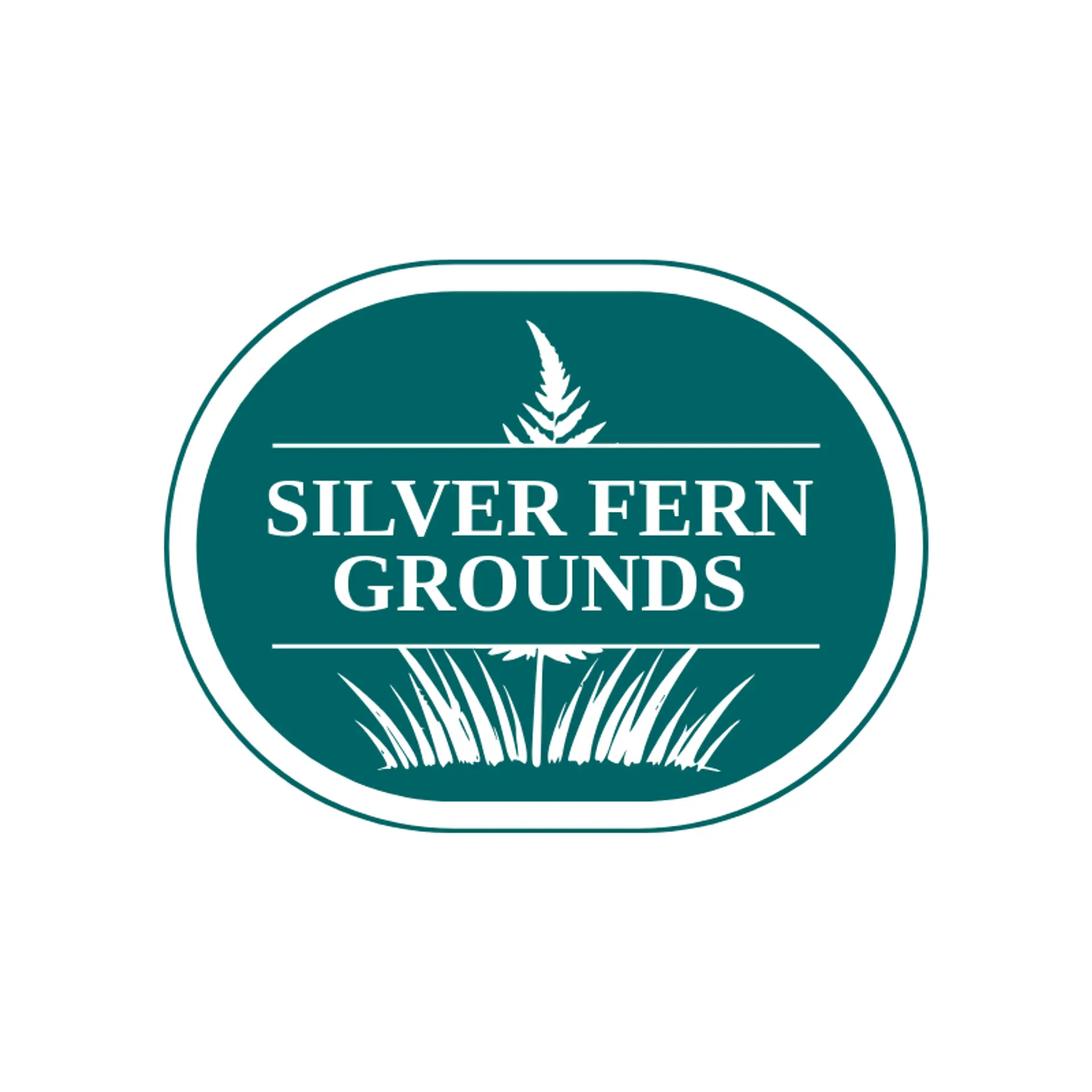 Silver Fern Grounds logo for lawn service