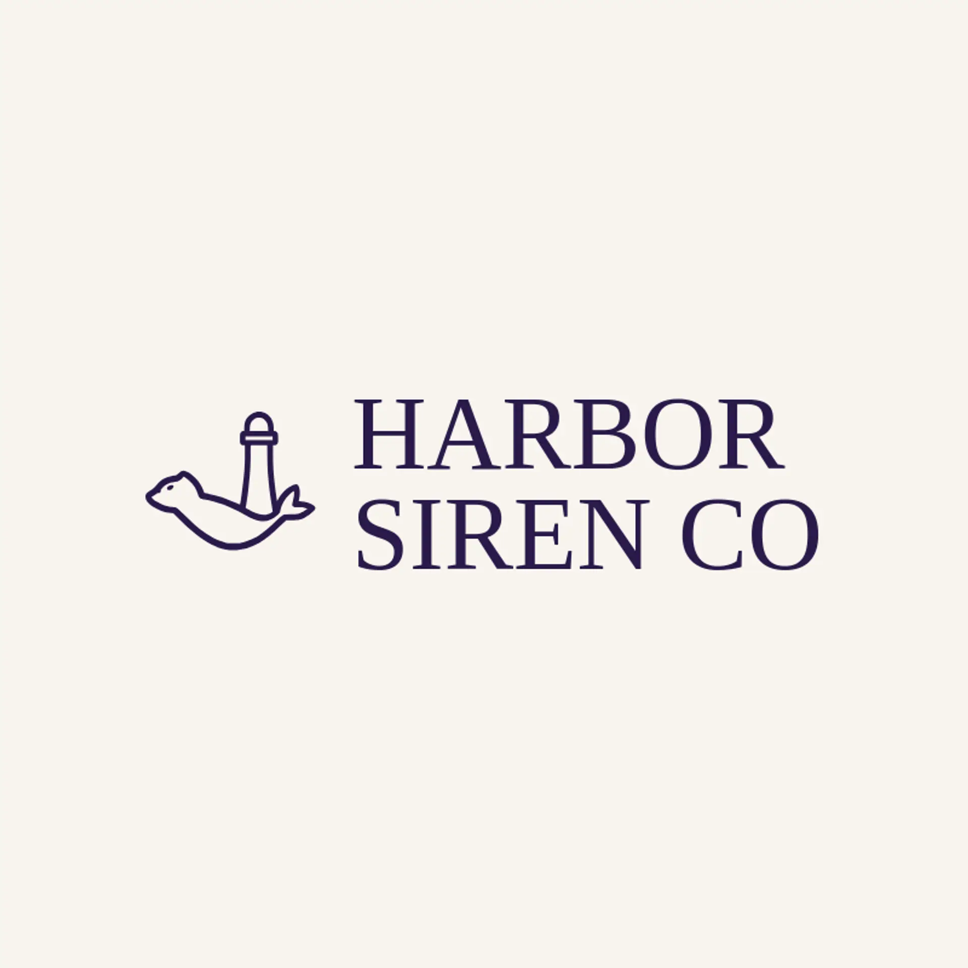 Harbor Siren Co logo for mermaid