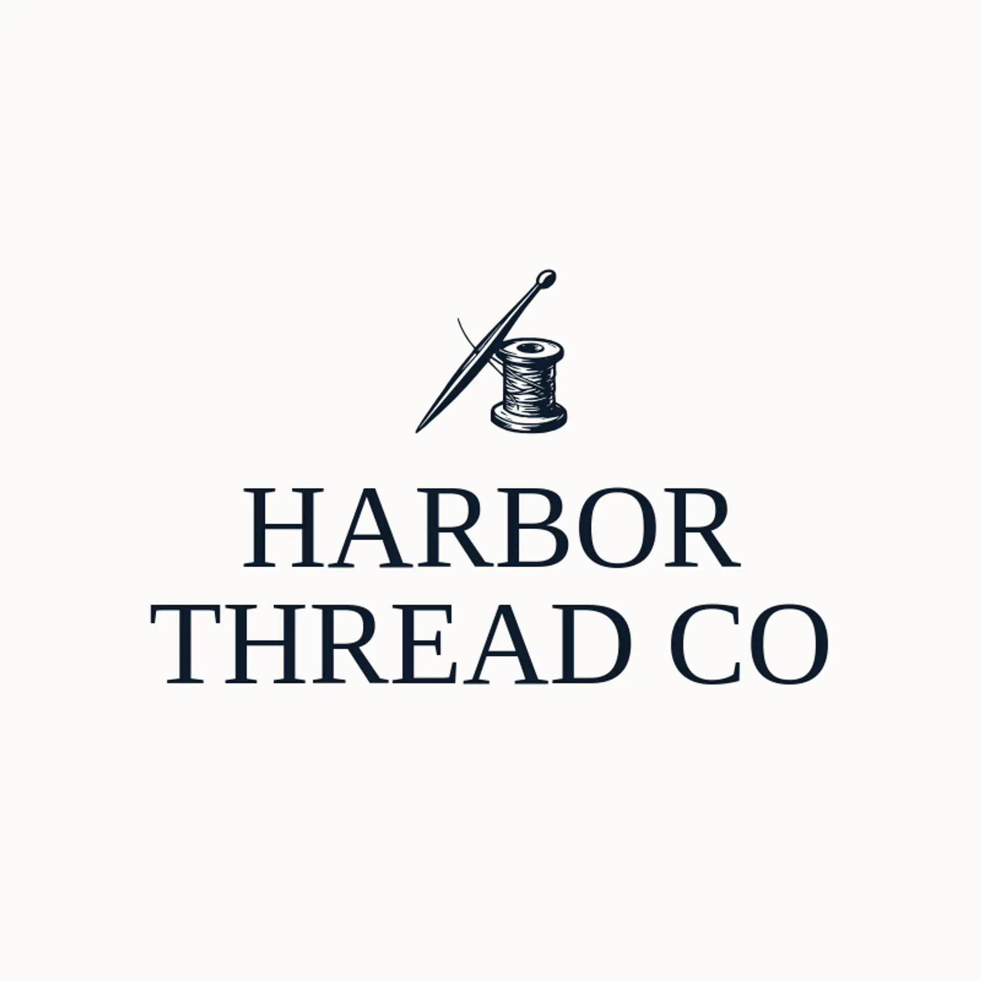 Harbor Thread Co logo for mens fashion