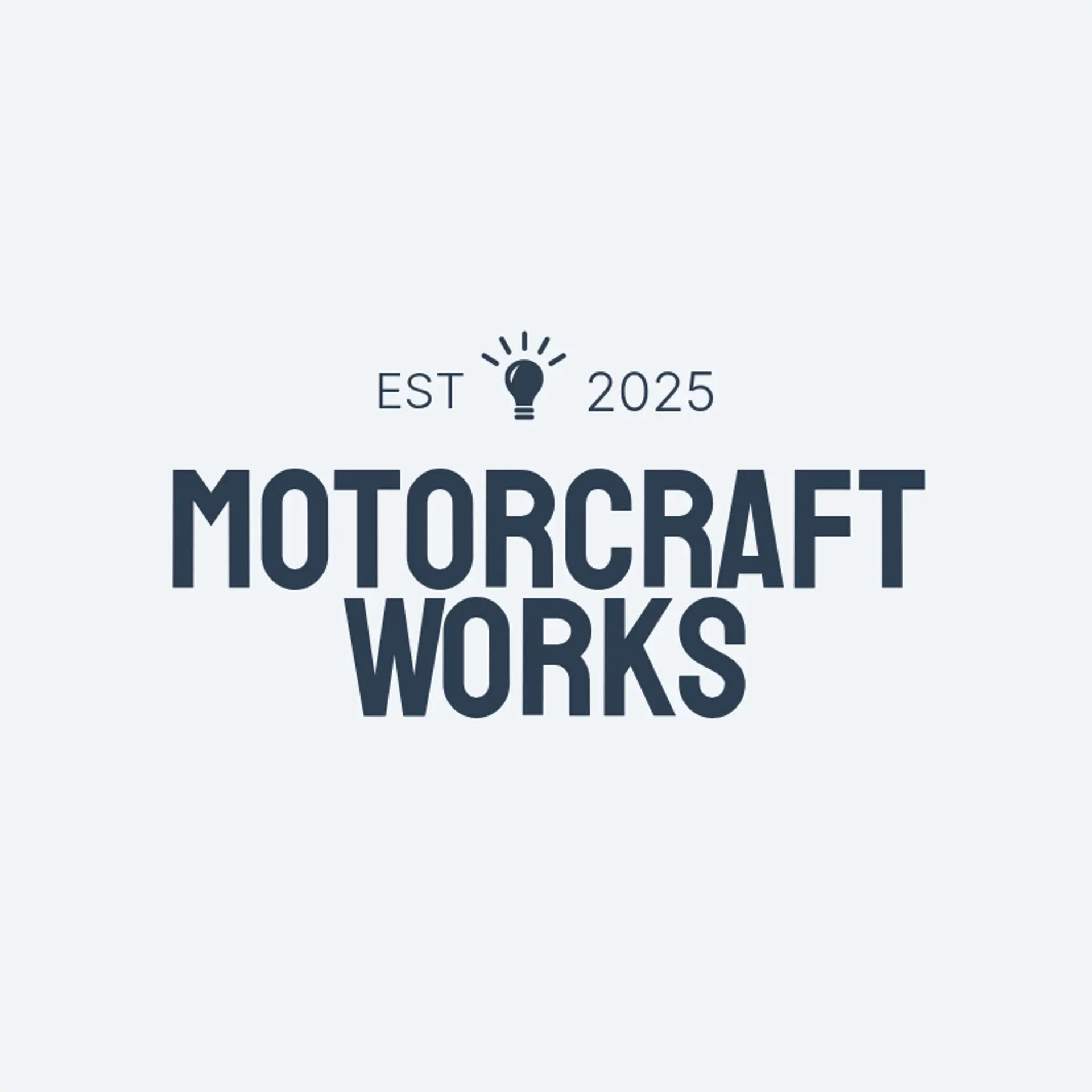 MotorCraft Works logo for automotive