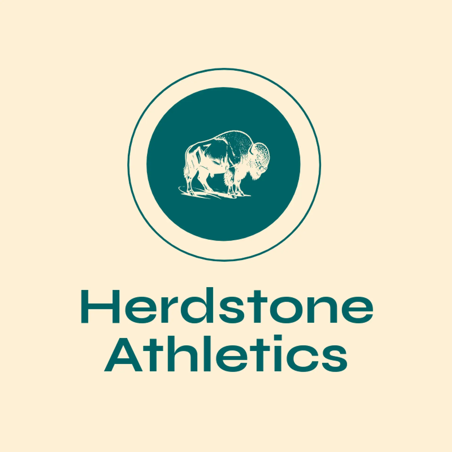 Herdstone Athletics logo for bison
