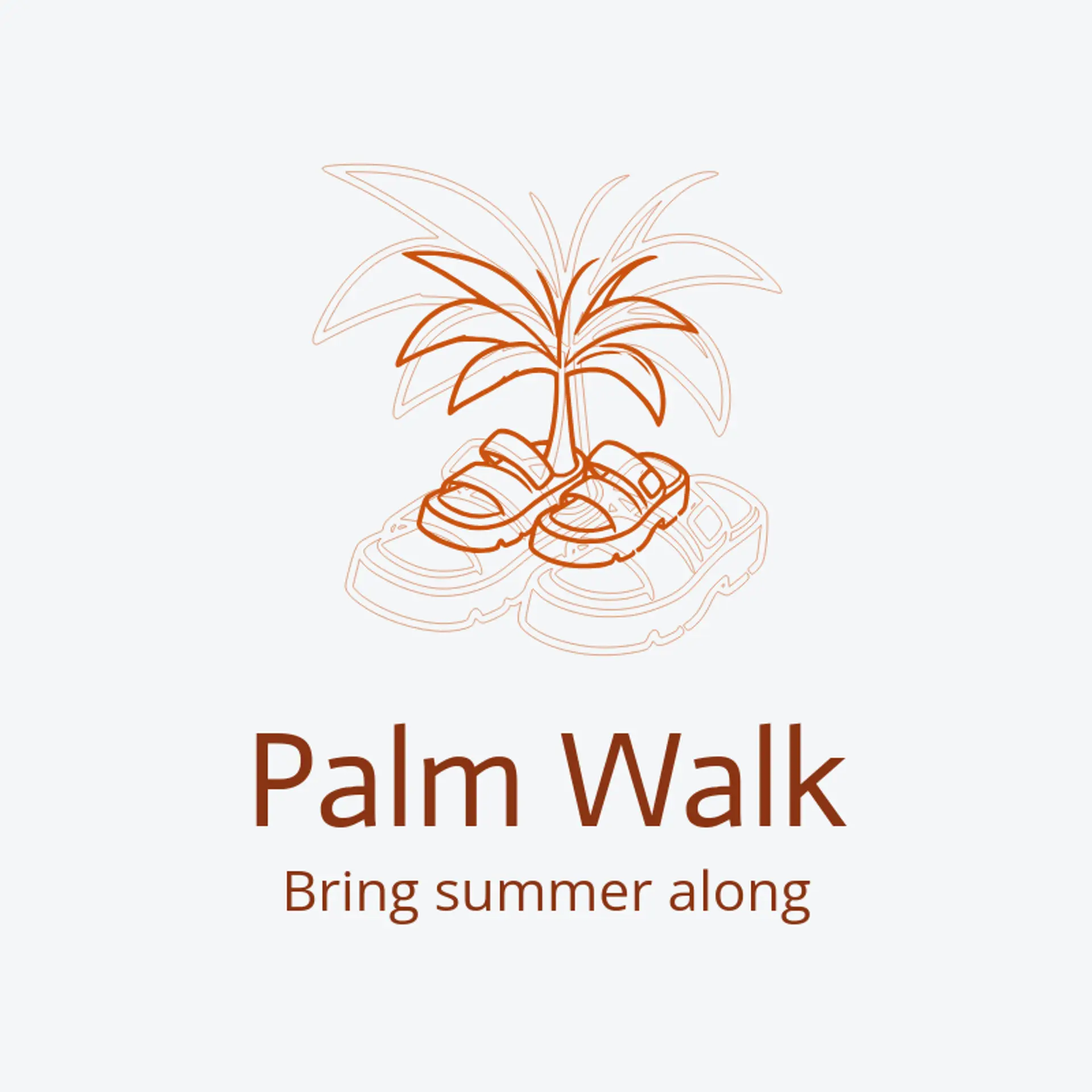 Palm Walk logo for shoes