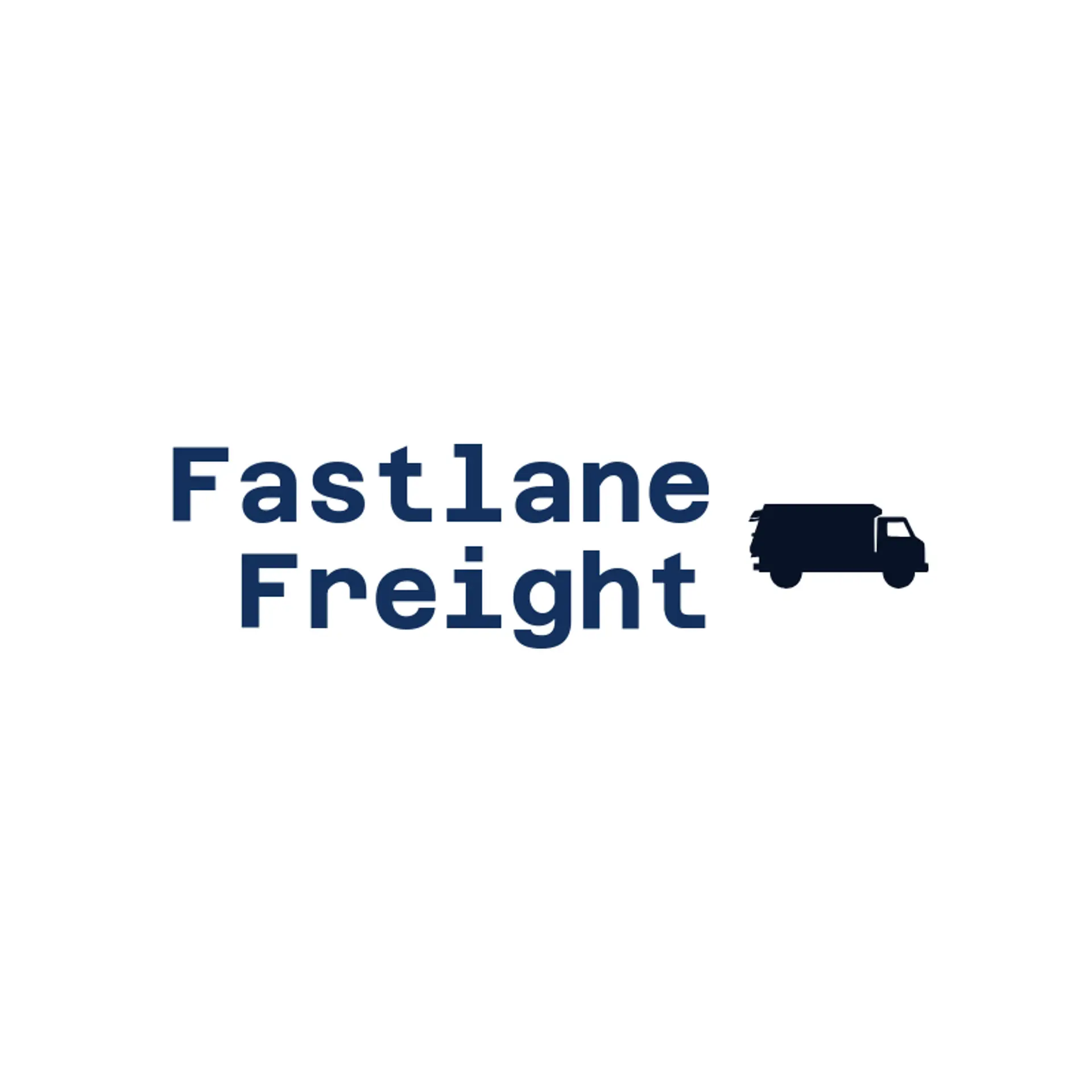 Fastlane Freight logo for truck
