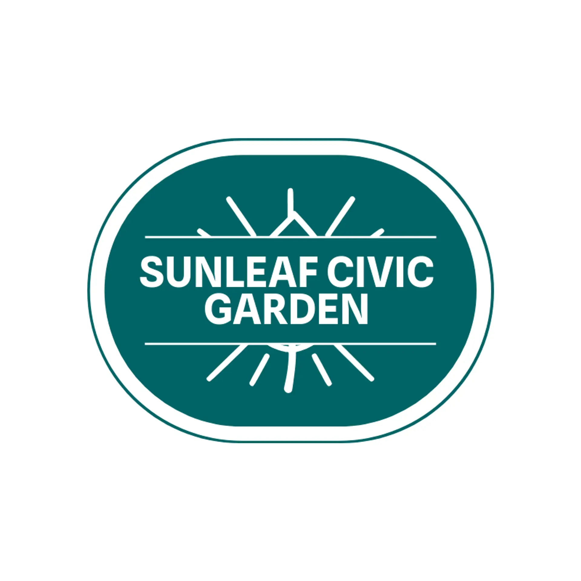 Sunleaf Civic Garden logo for leaf