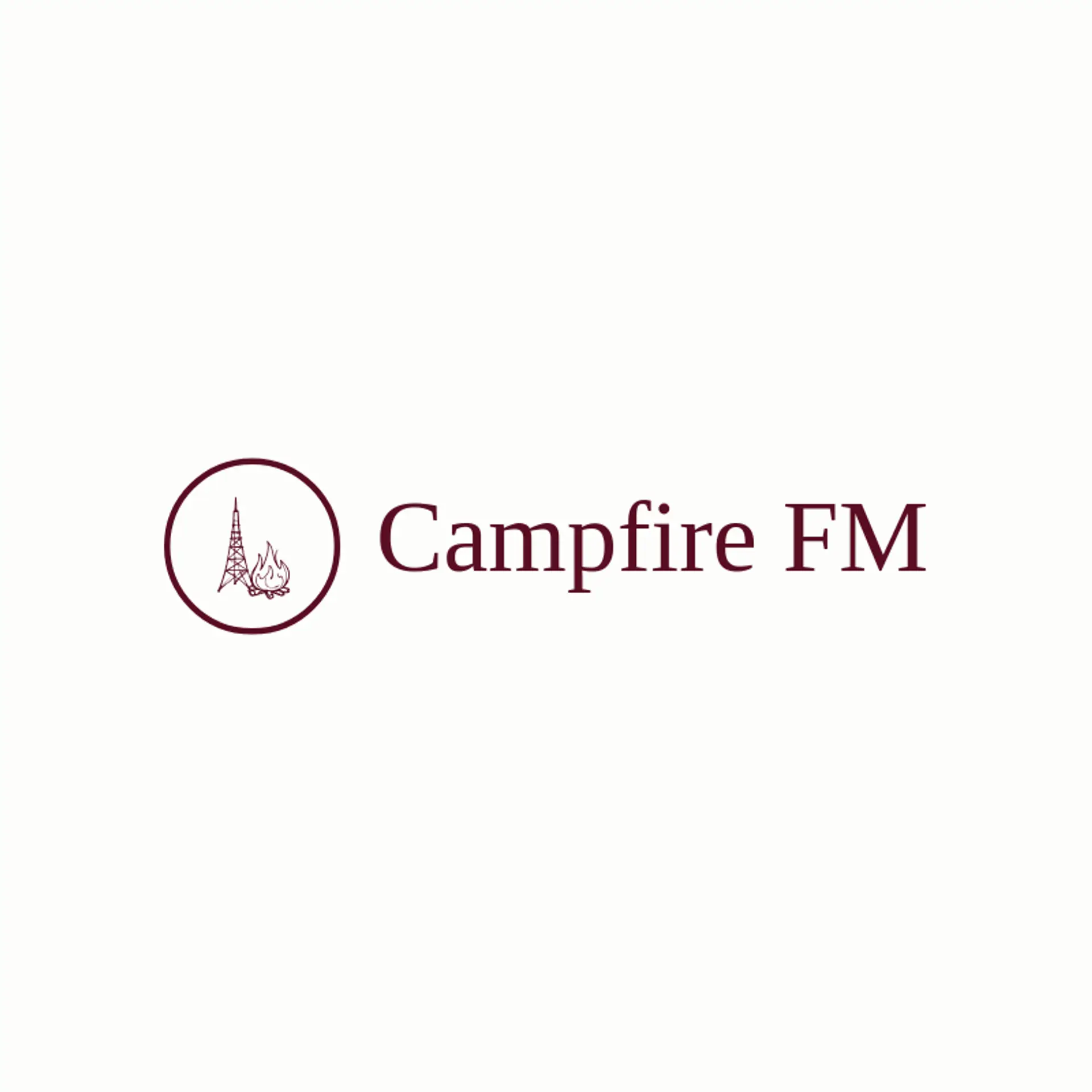 Campfire FM logo for radio station