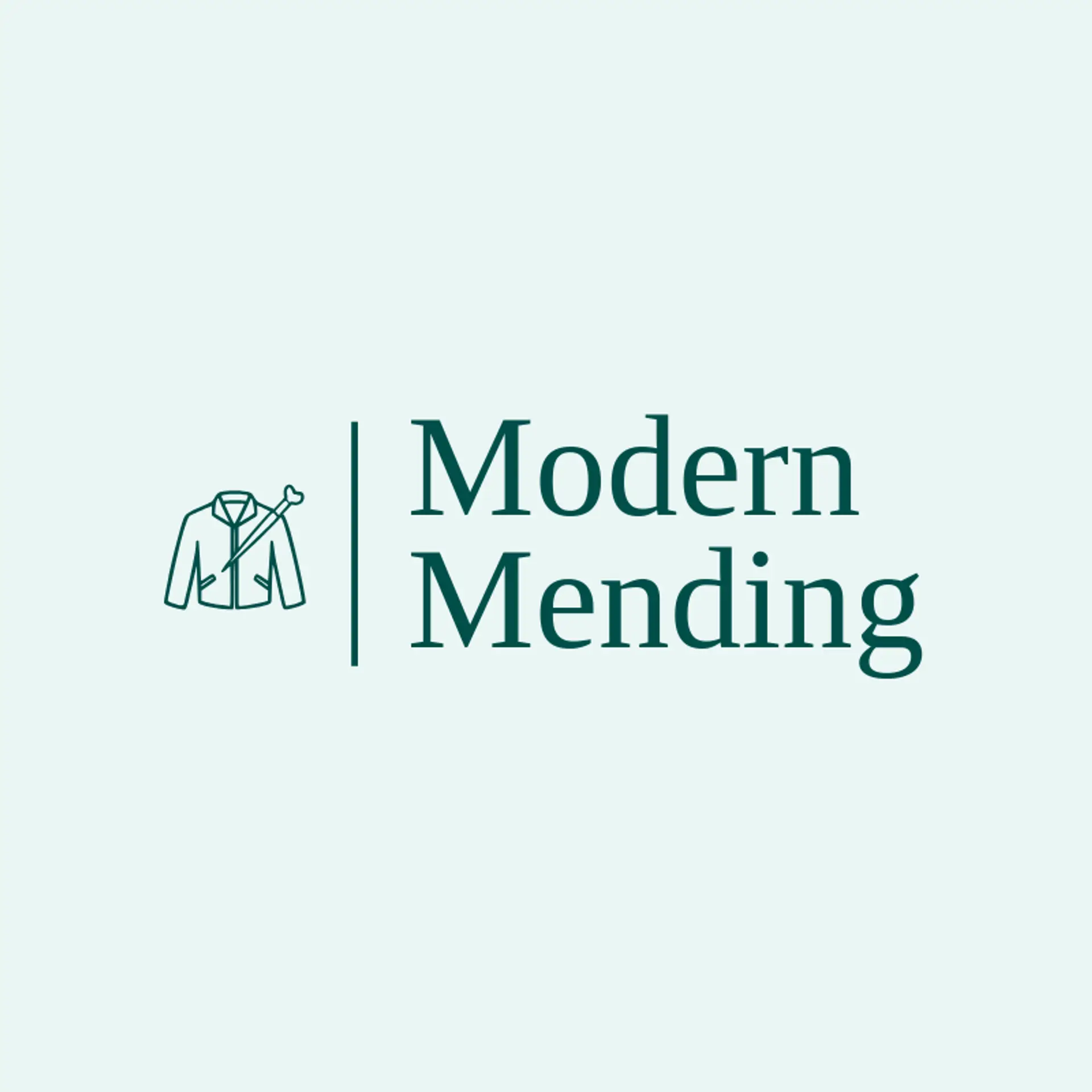 Modern Mending logo for apparel