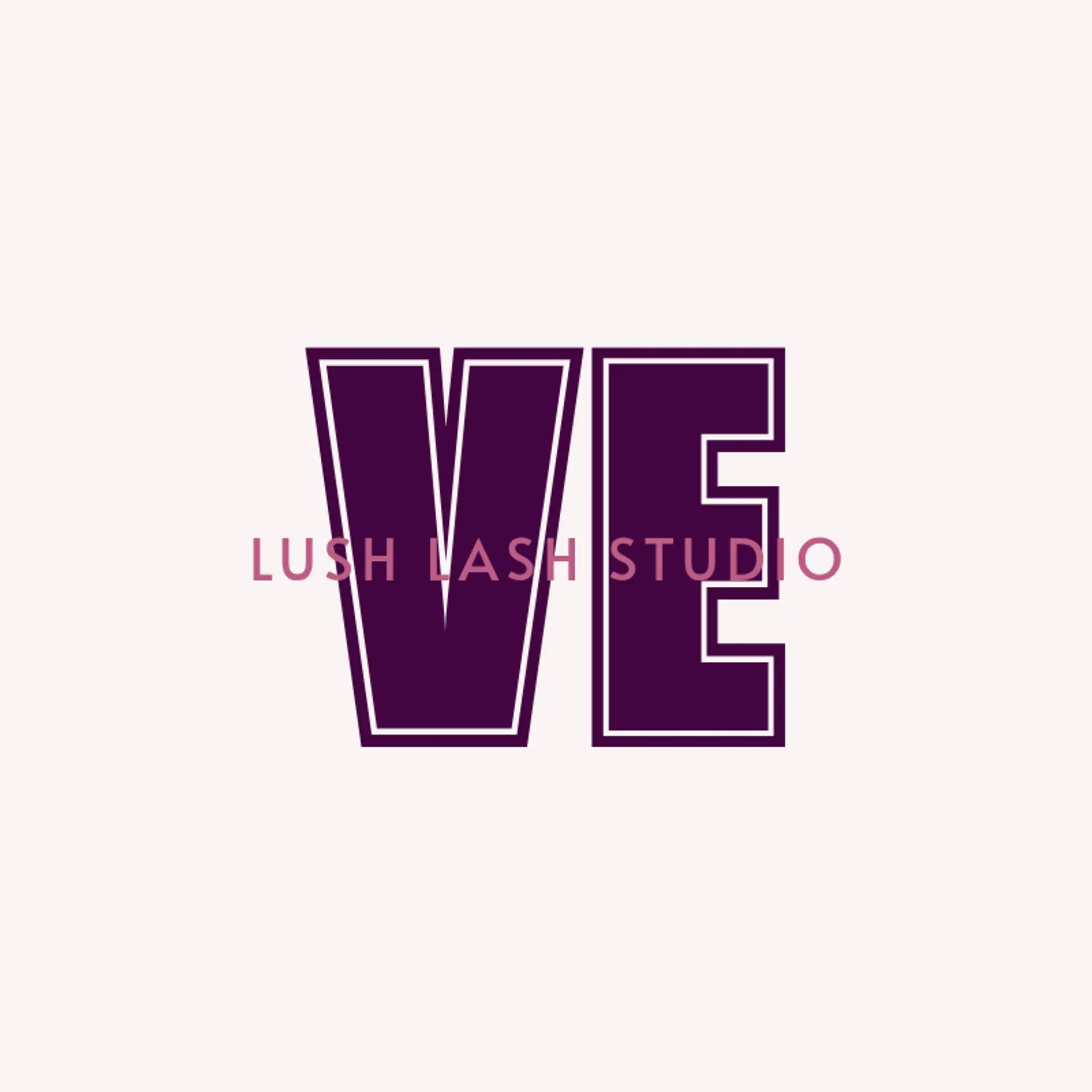 LushLash Studio logo for lash tech