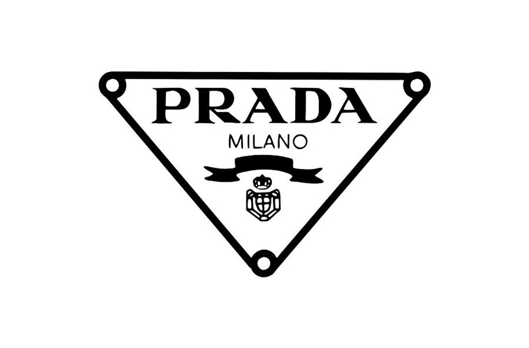 Prada Milano Logo Brand White Symbol Clothes Design Icon Abstract