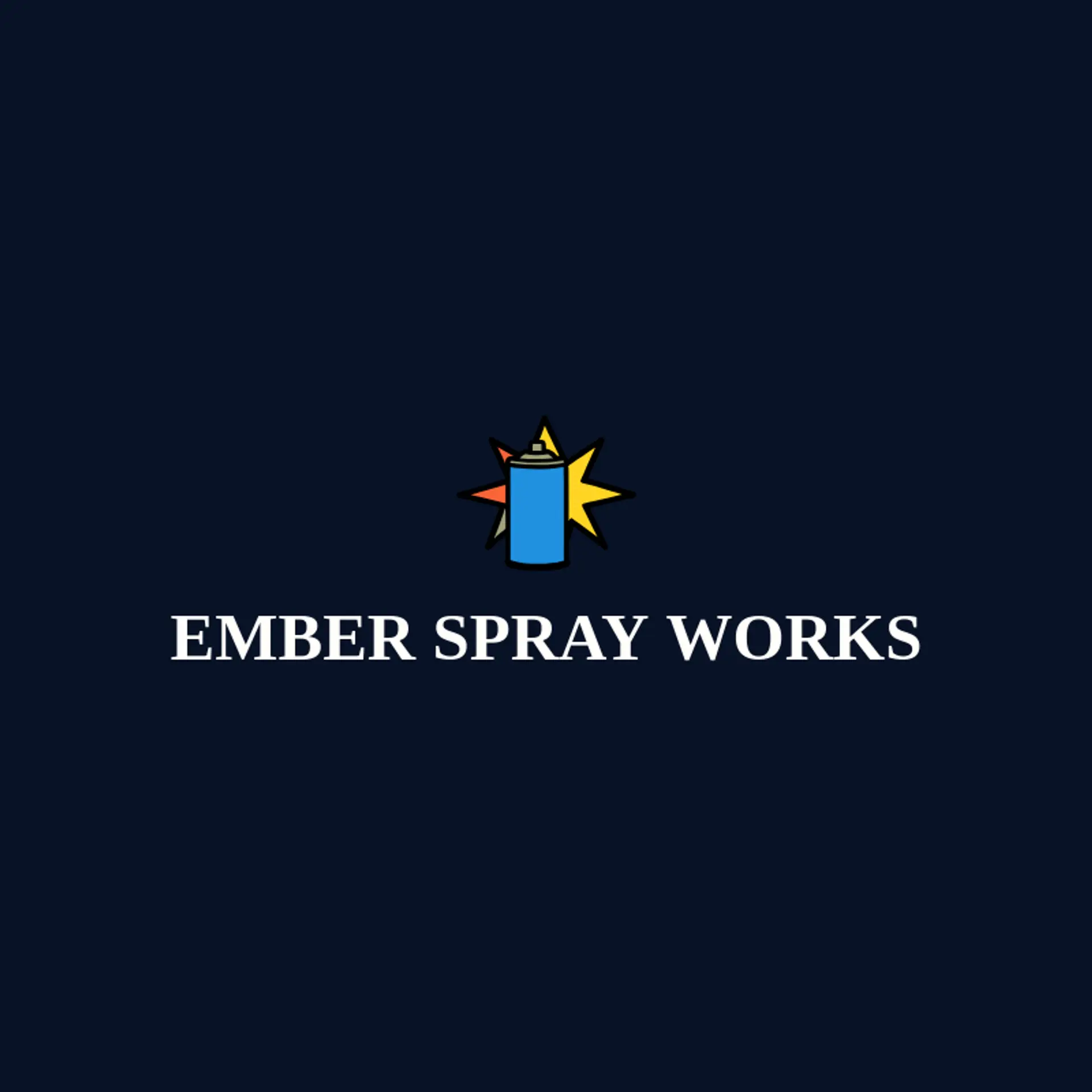 Ember Spray Works logo for spray paint