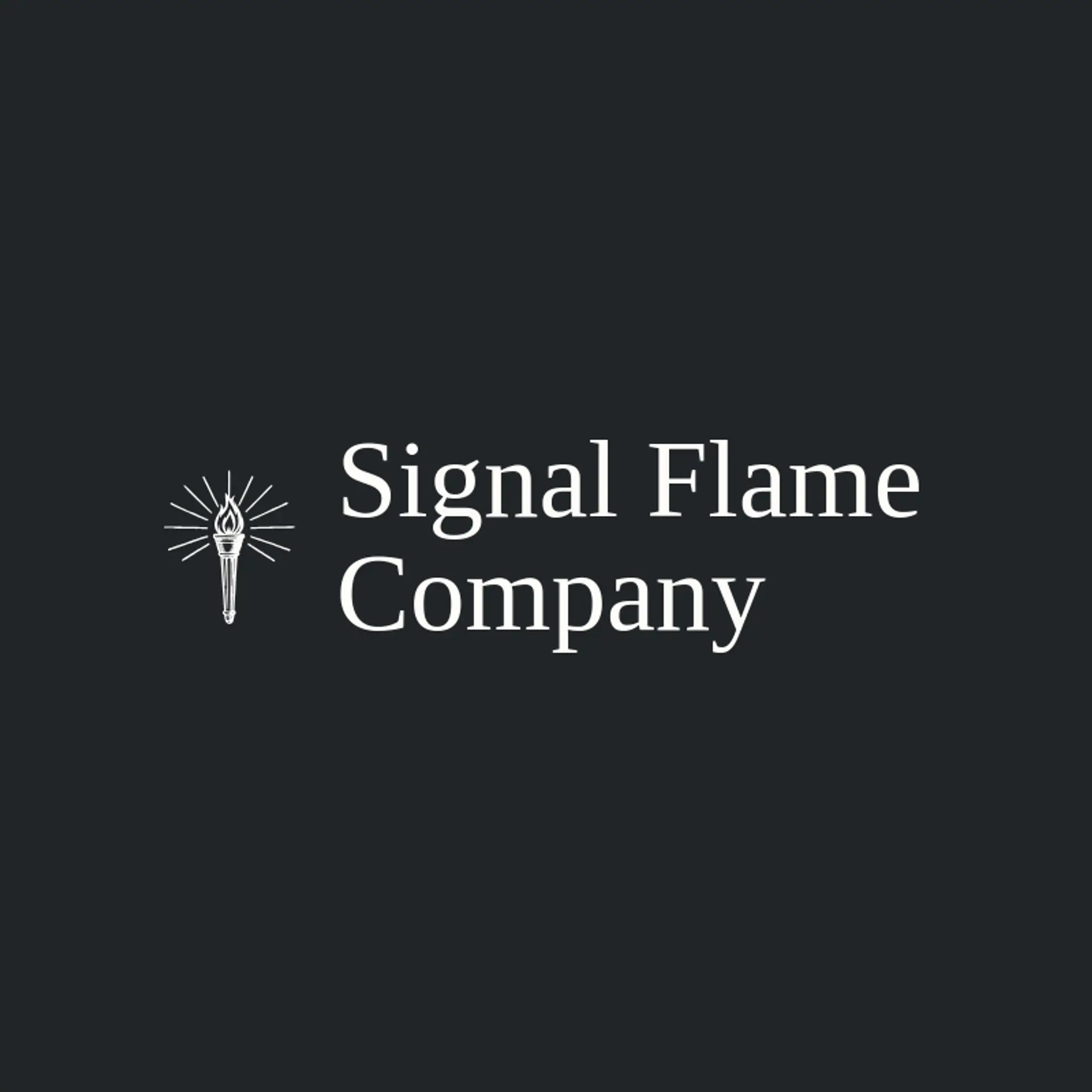 Signal Flame Company logo for torch
