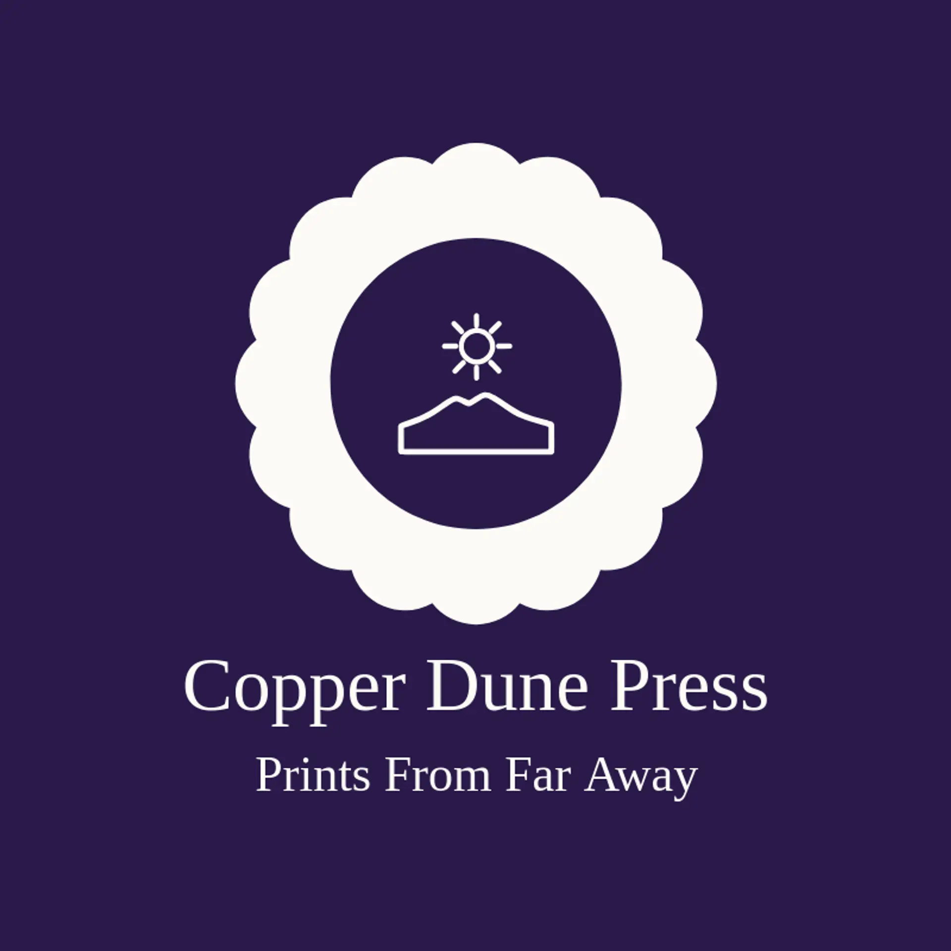 Copper Dune Press logo for dune