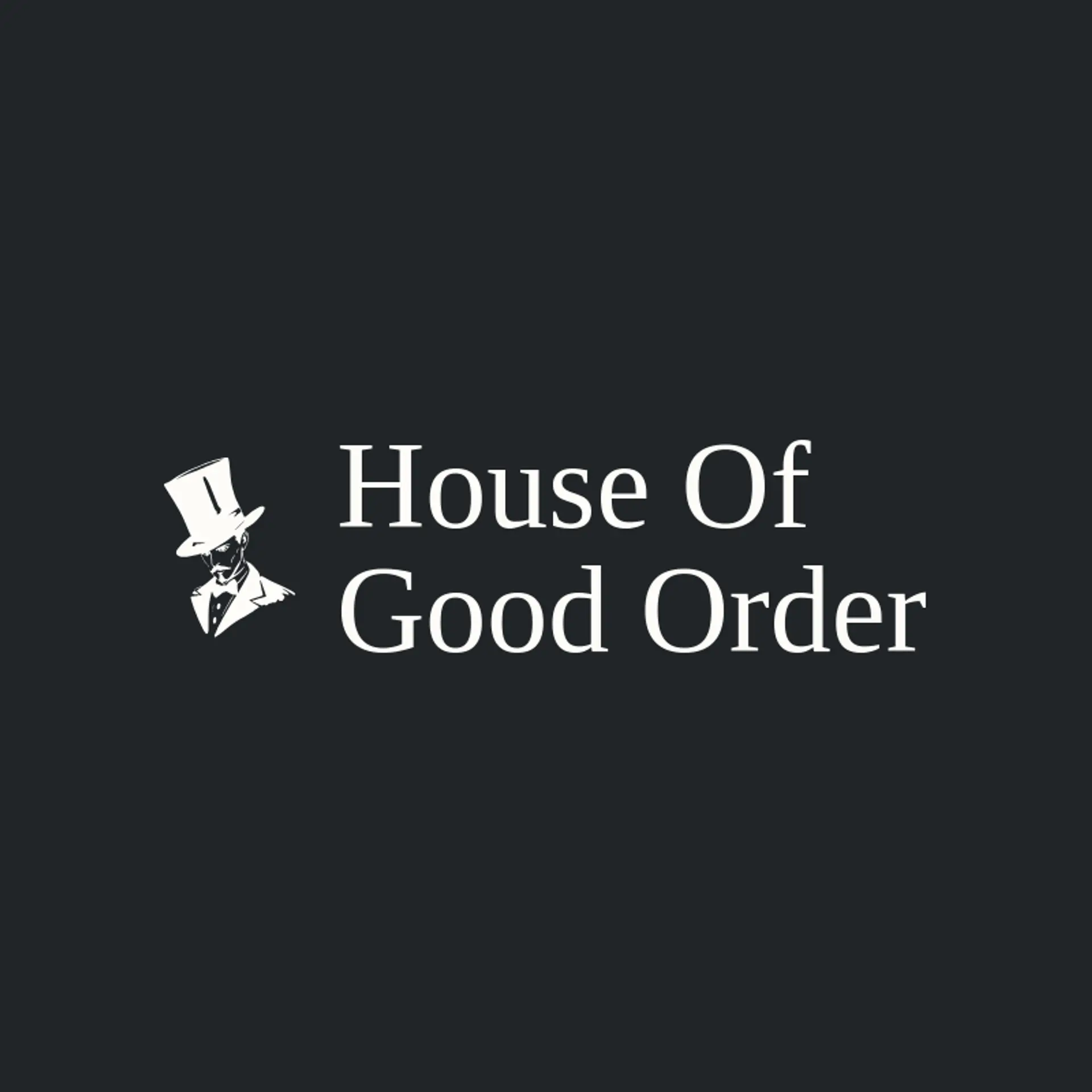 House of Good Order logo for butler