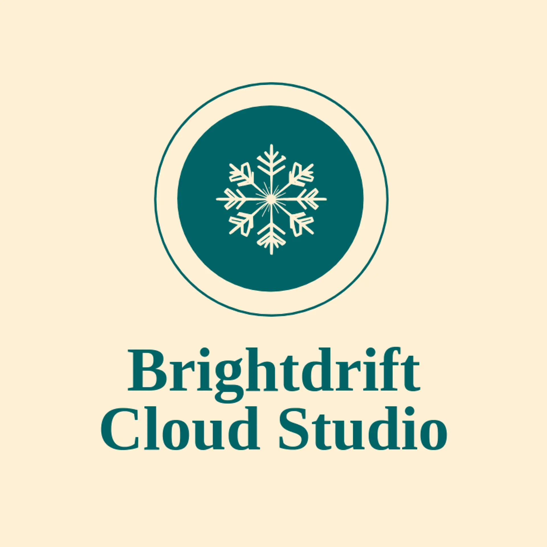 Brightdrift Cloud Studio logo for snowflake