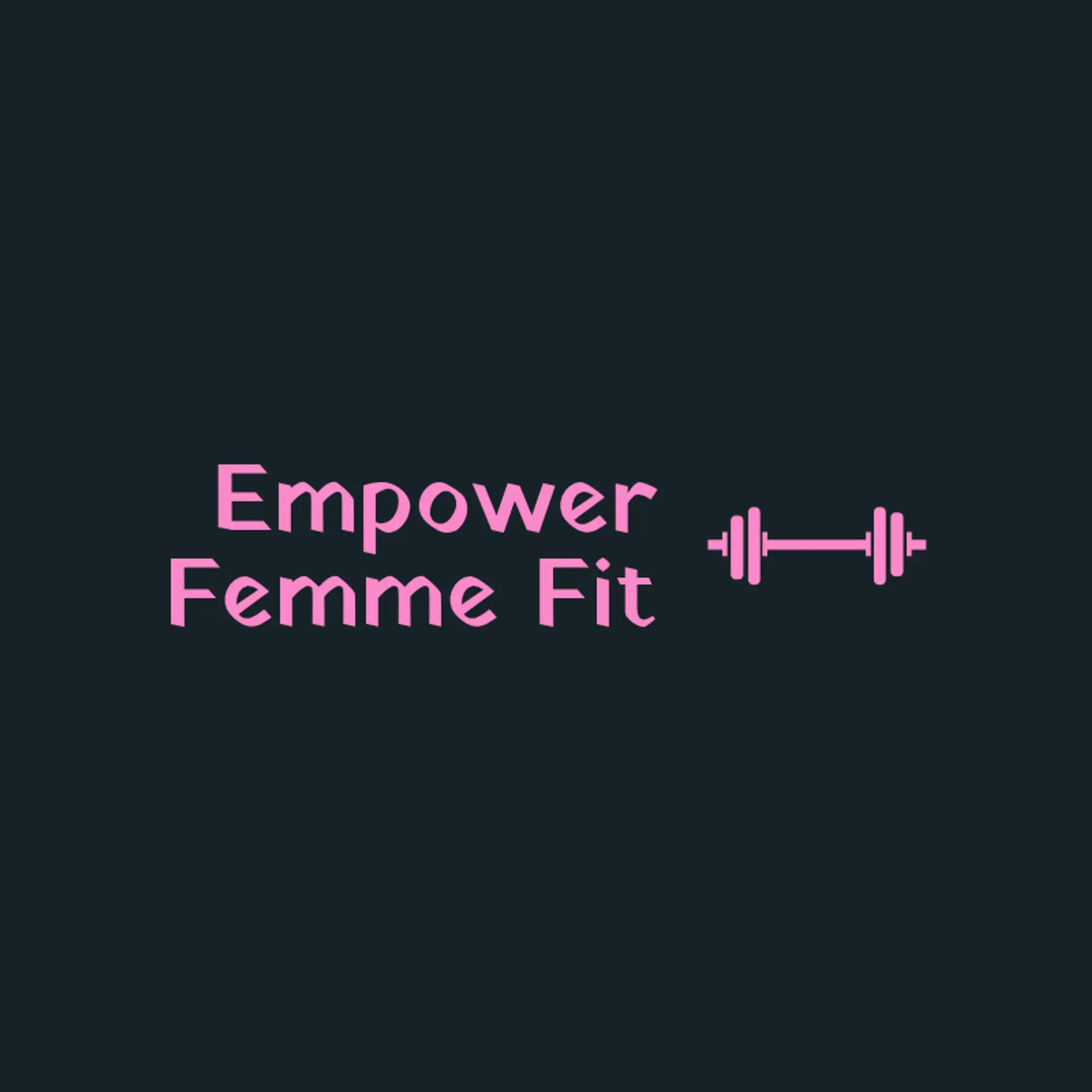 EmpowerFit Studio logo for women fitness
