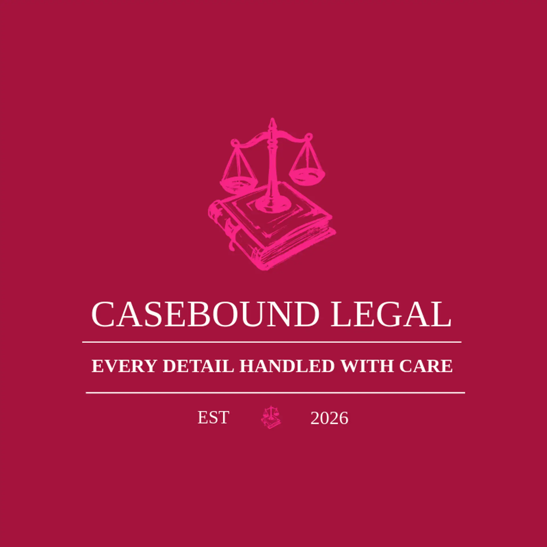 Casebound Legal logo for legal