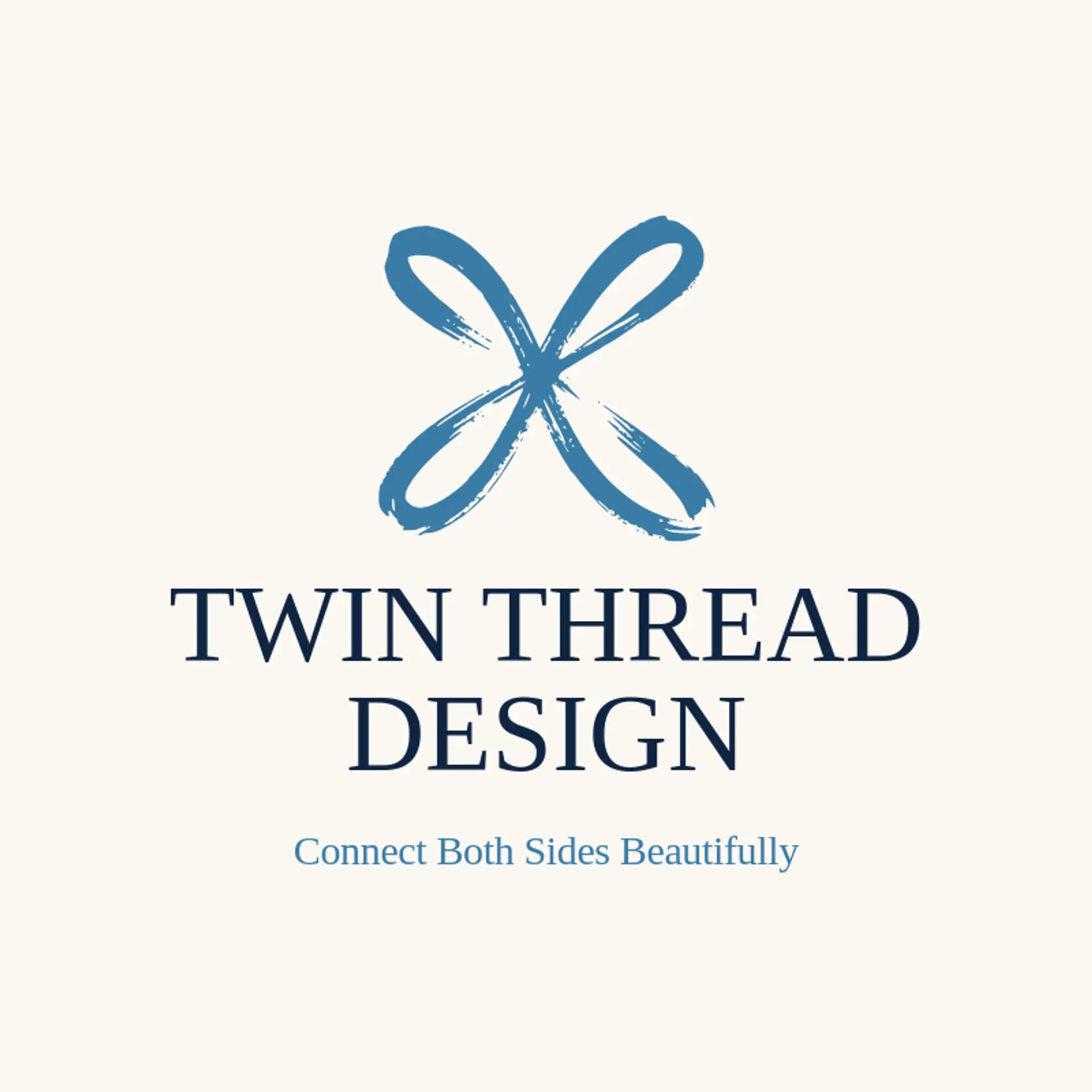 Twin Thread Design logo for symmetry