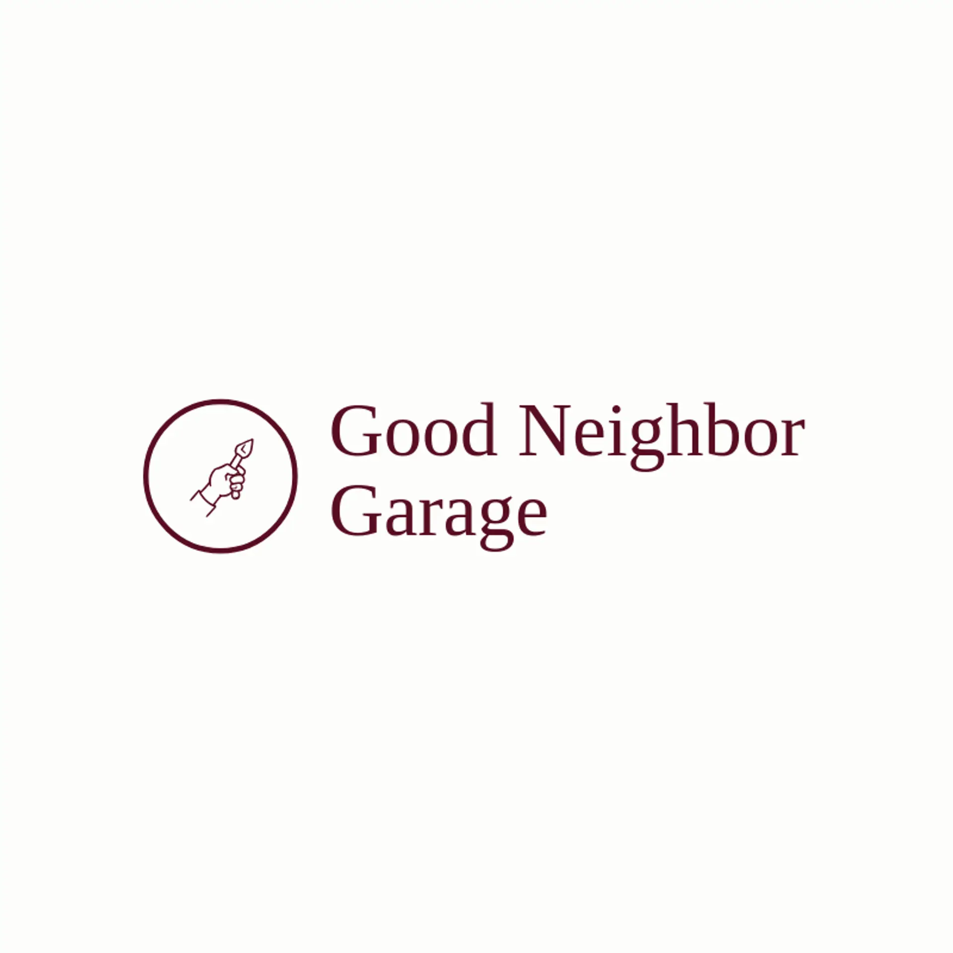 Good Neighbor Garage logo for helping hand