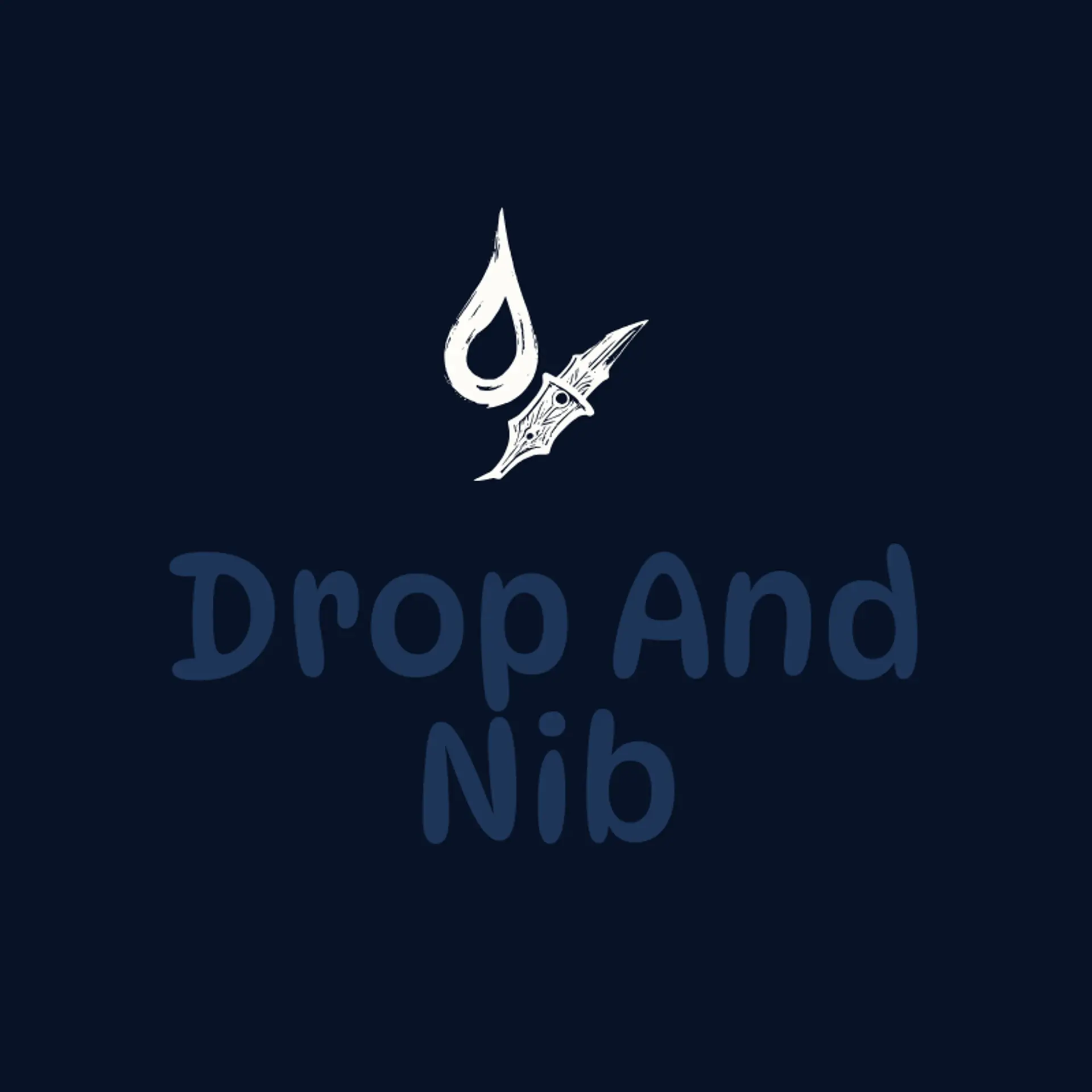 Drop And Nib logo for pen