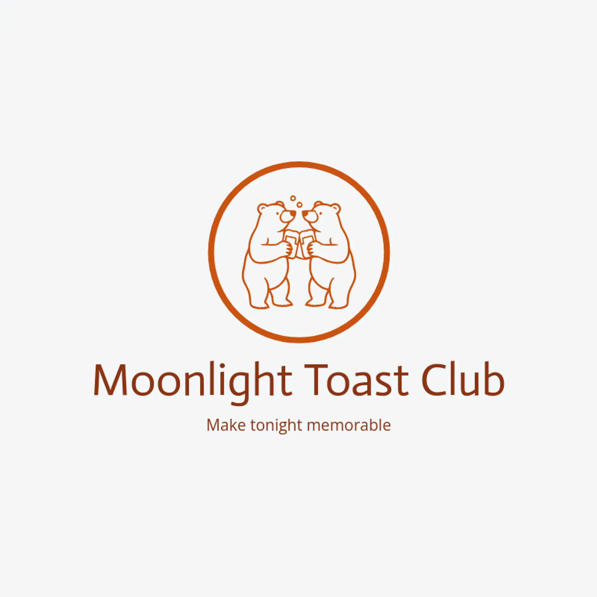 Moonlight Toast Club logo for cheers