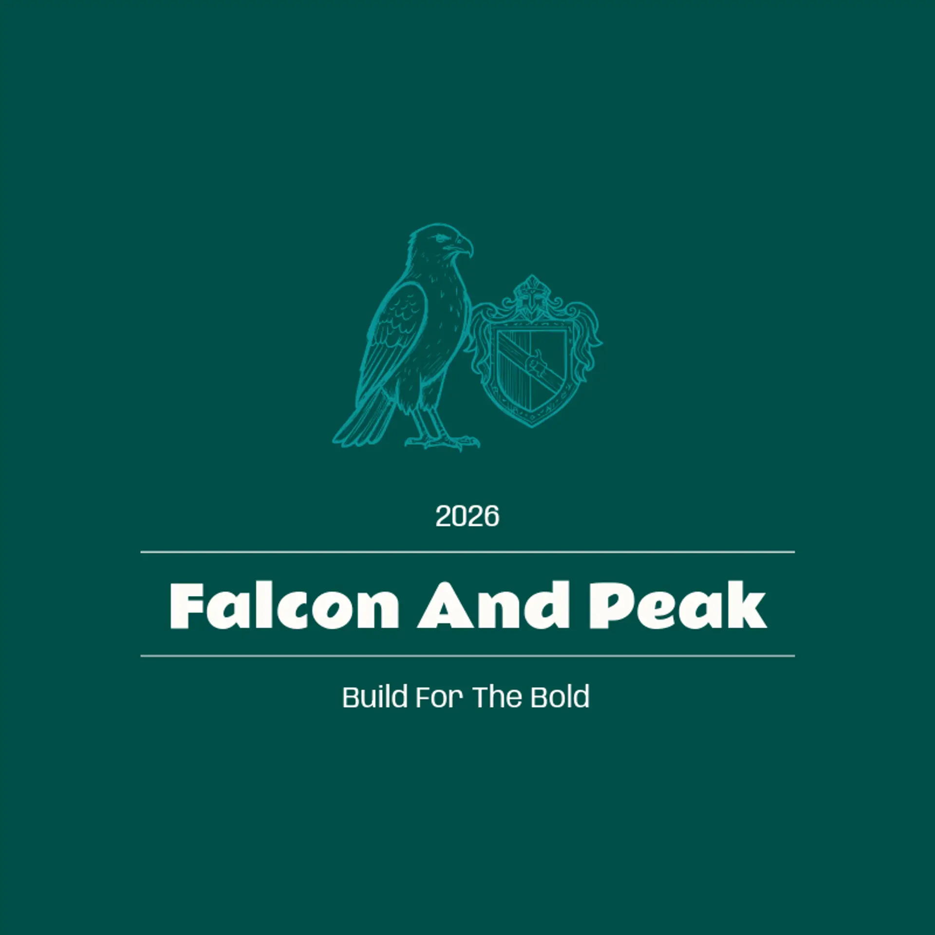 Falcon And Peak logo for crest
